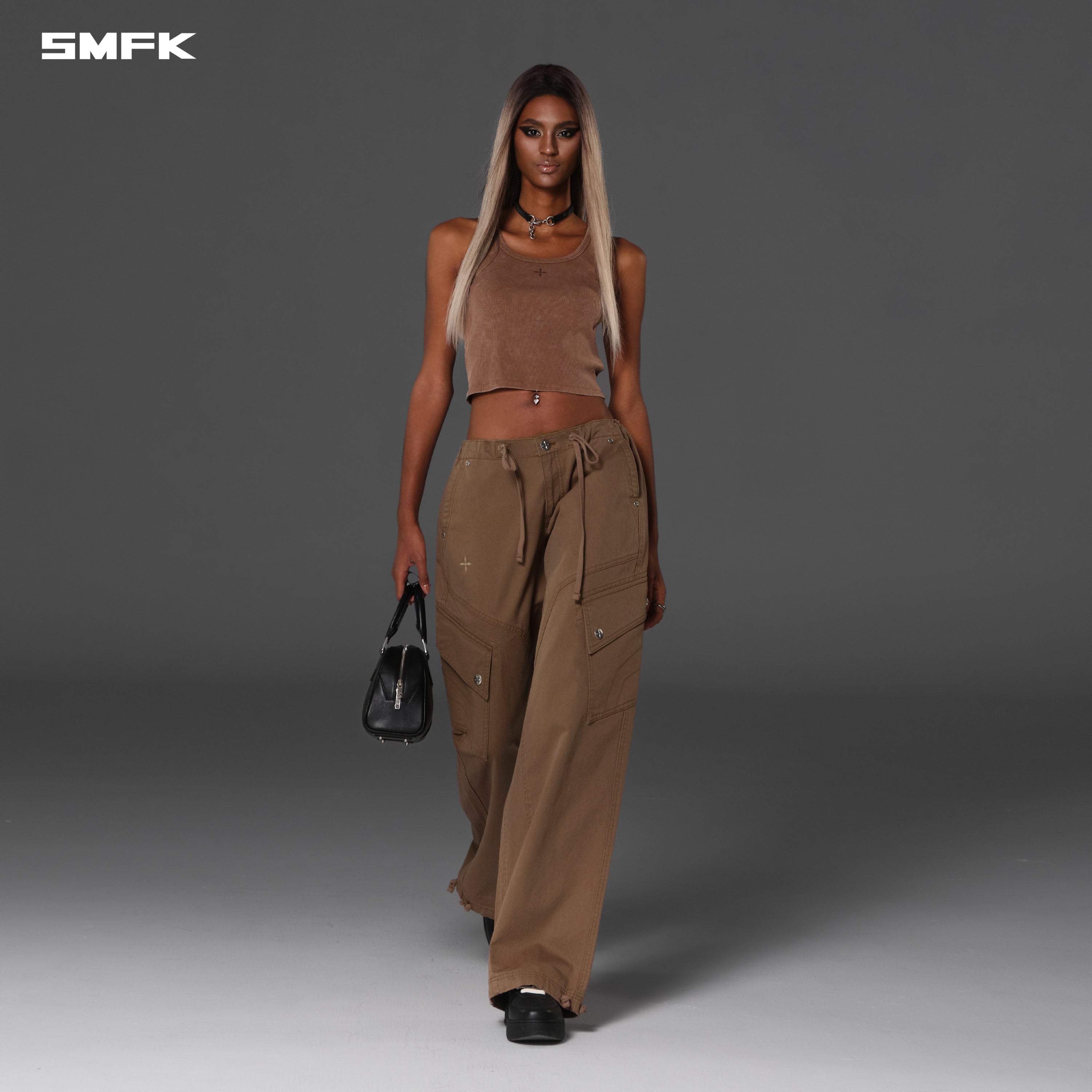 MIRAGE RETRO PARA PANTS/COTTON SHADOW BROWN