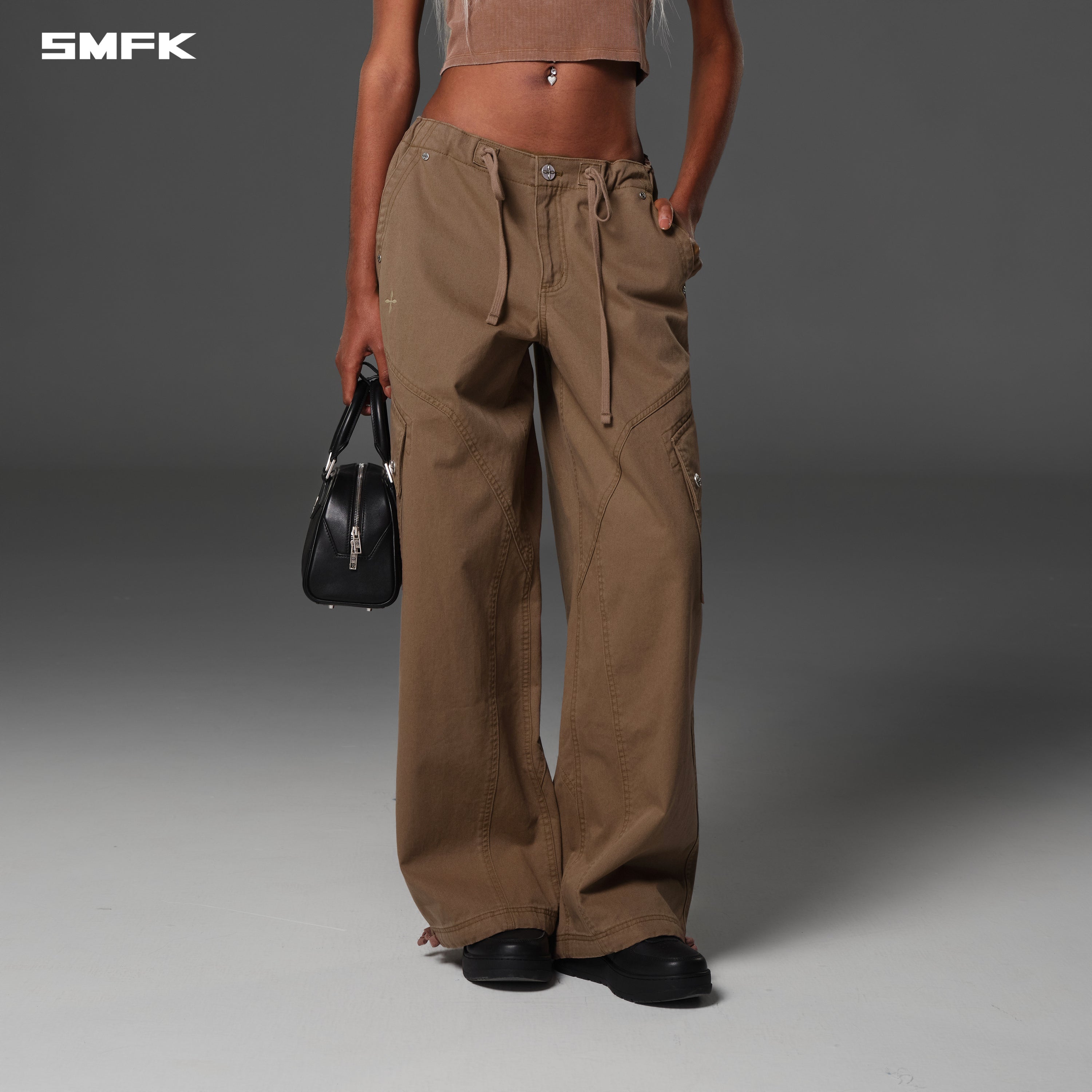 MIRAGE RETRO PARA PANTS/COTTON SHADOW BROWN