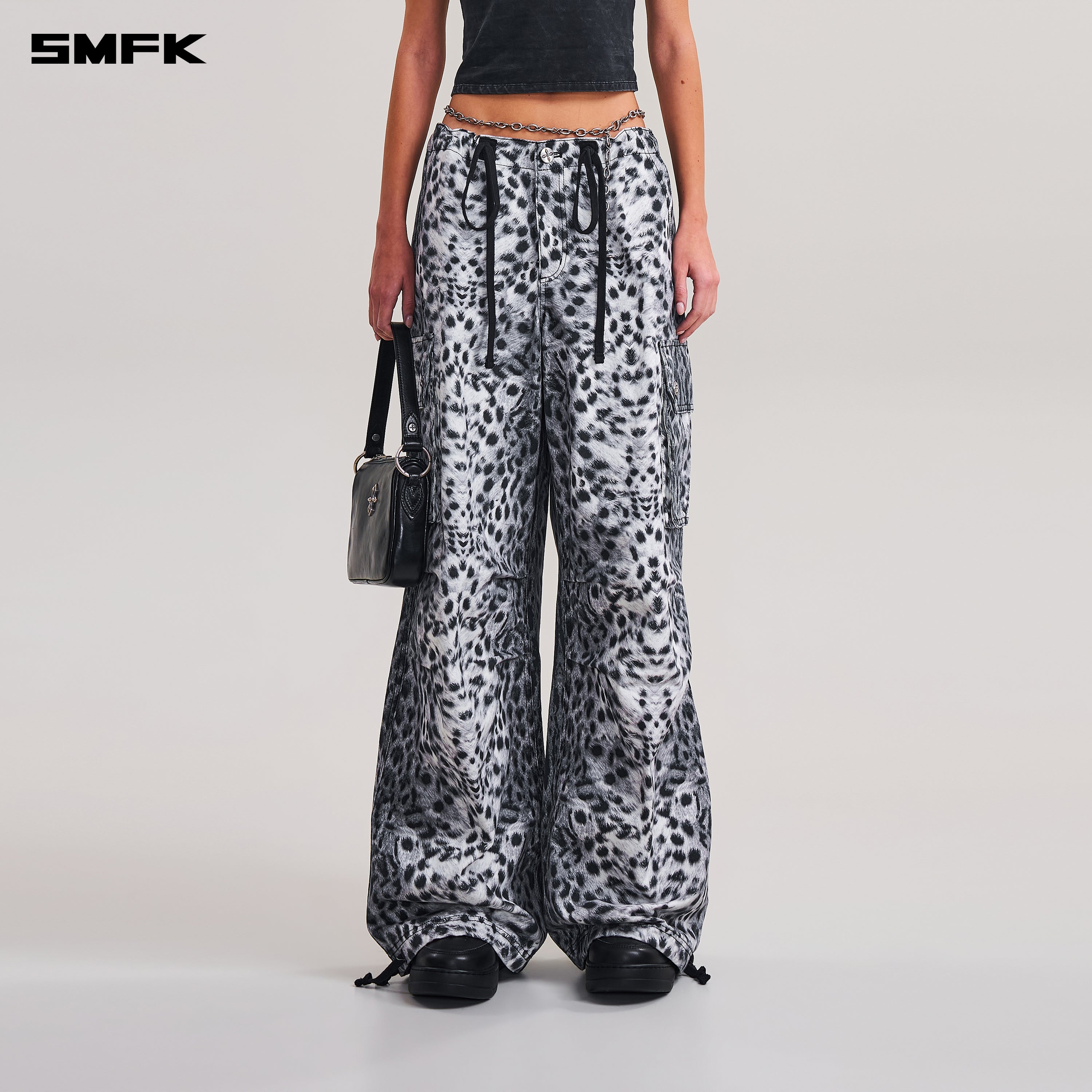 COMPASS RETRO LEOPARD PARA PANTS MIRAGE LEOPARD