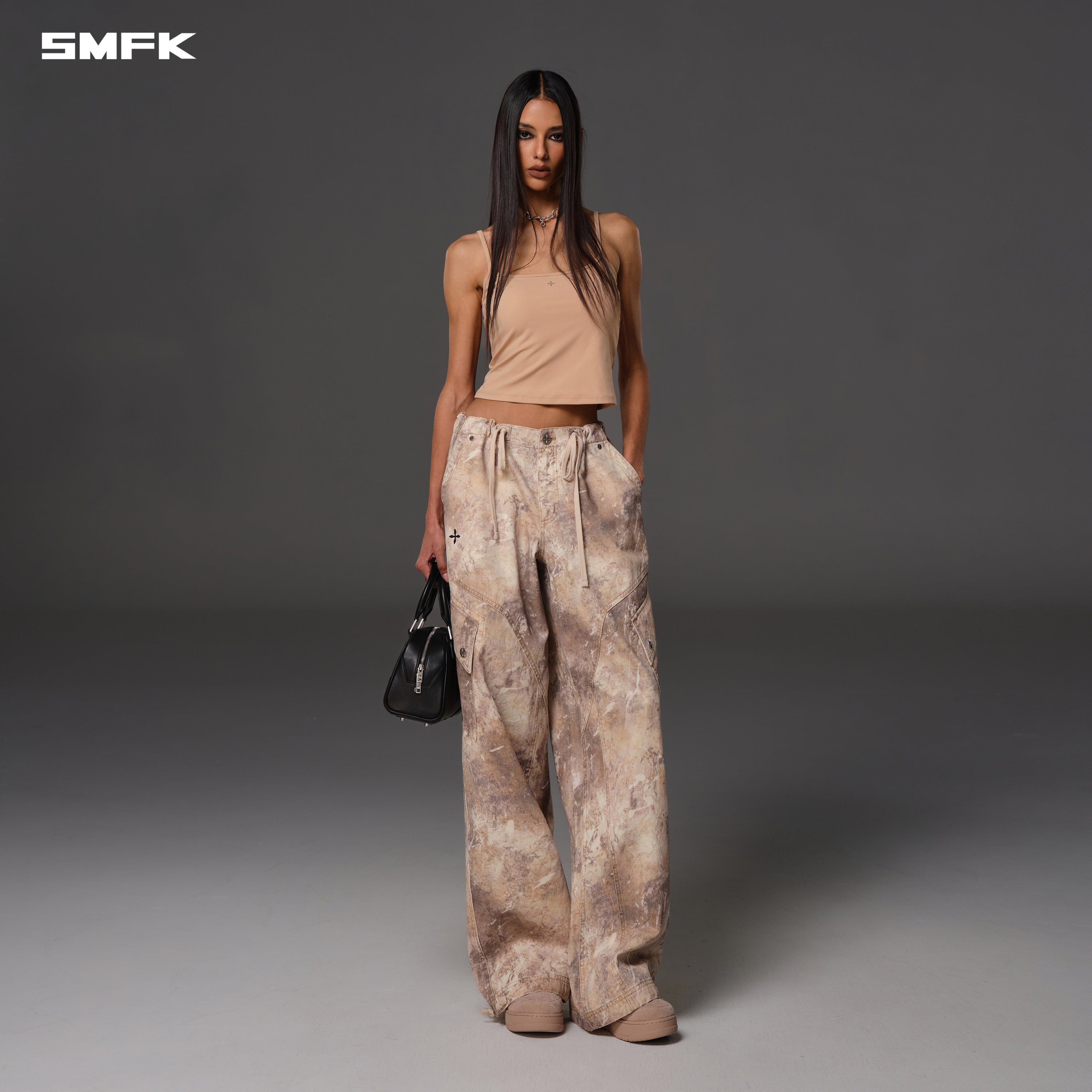 MIRAGE RETRO PARA PANTS/COTTON WHITE STORM  CAMOUFLAGE