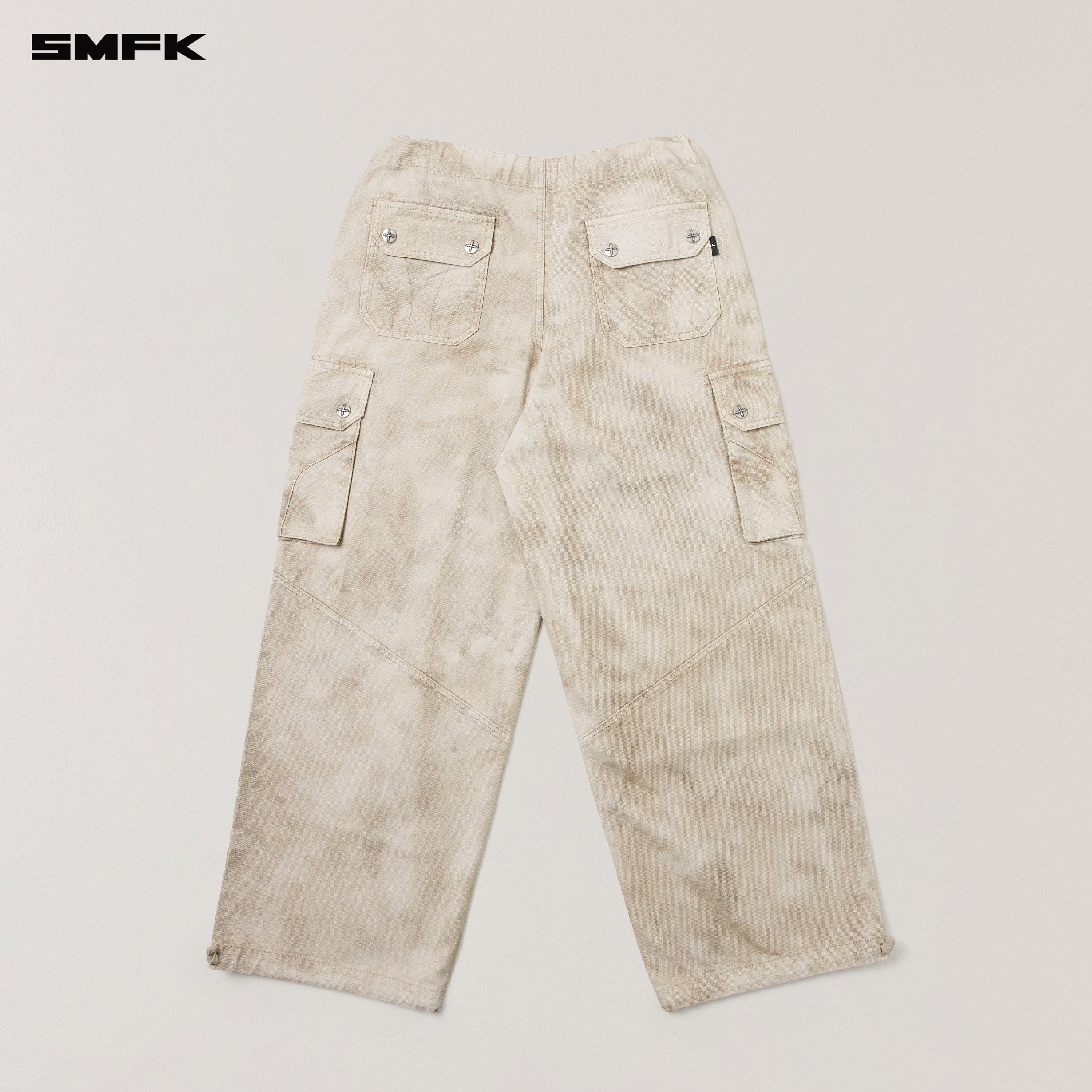 RAGE-WILD ORIGIN HANDCRAFT LOOSE PARA PANTS/GARMENT DYED WILD BROWN