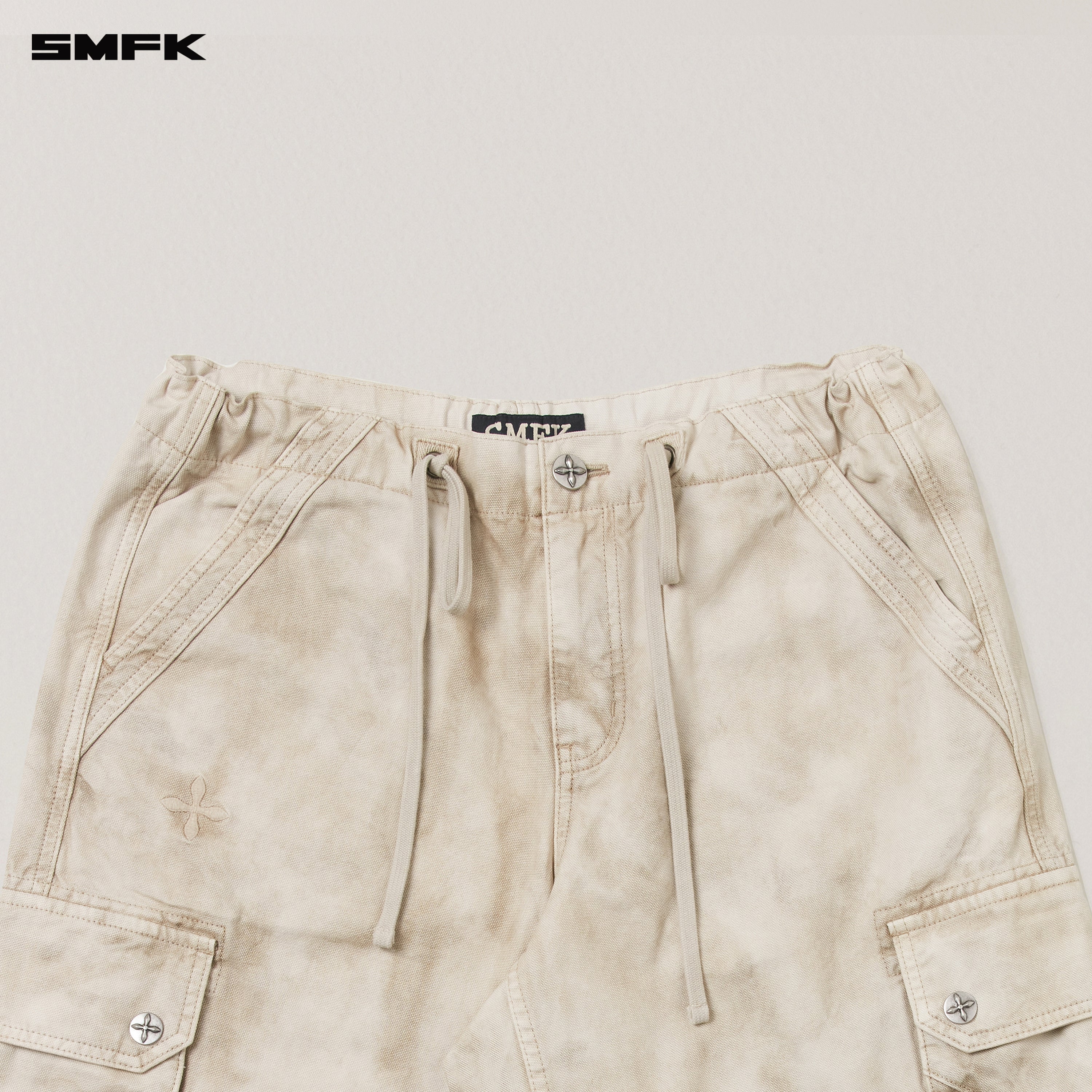 RAGE-WILD ORIGIN HANDCRAFT LOOSE PARA PANTS/GARMENT DYED WILD BROWN