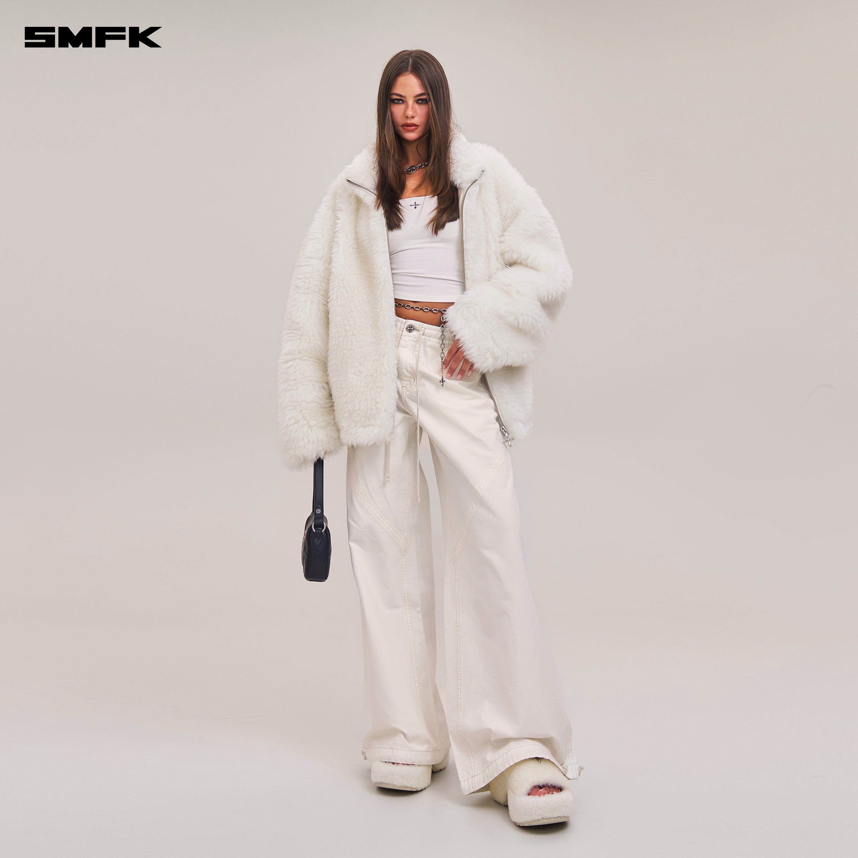 RAGE WILD ORIGIN HANDCRAFT SPORTS CARGO PANTS/GARMENT DYED SNOW MOUNTAIN WHITE