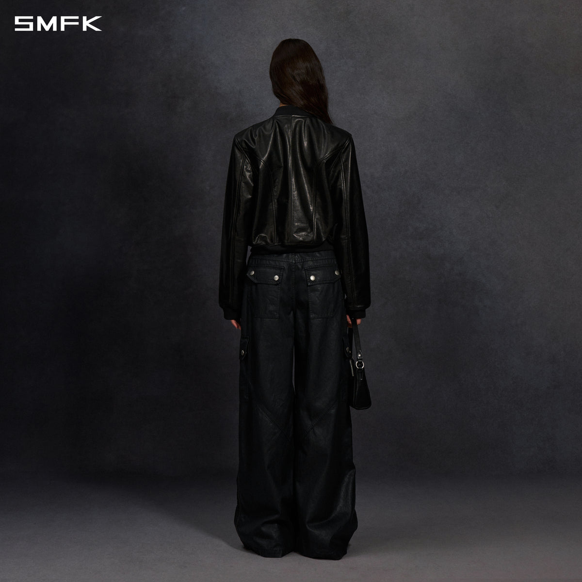 MIRAGE SIREN COLD DYE CARGO PANTS/COLD DYE+WAX/W INK BLACK