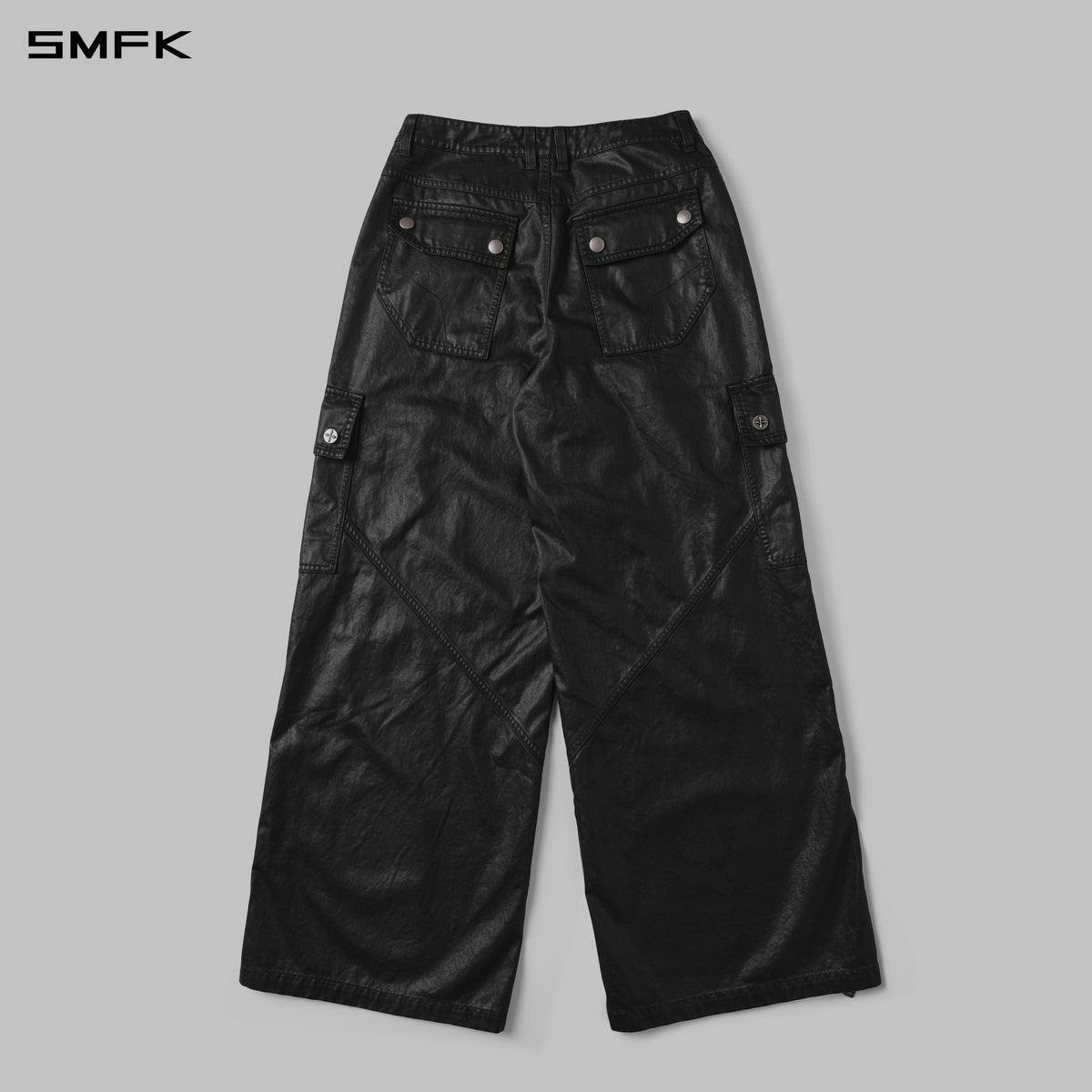 MIRAGE SIREN COLD DYE CARGO PANTS/COLD DYE+WAX/W INK BLACK