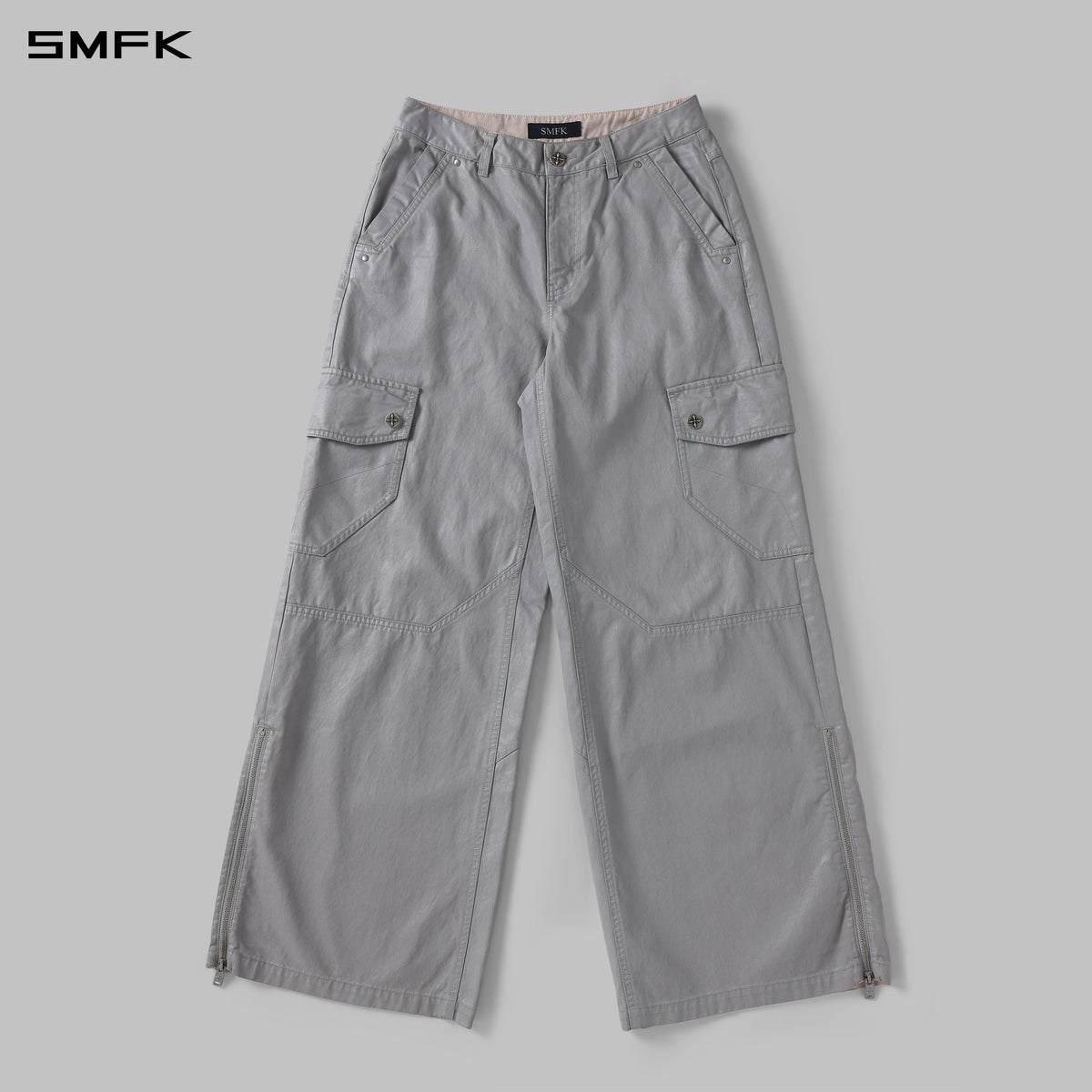MIRAGE SIREN COLD DYE CARGO PANTS/COLD DYE+WAX/W MIST GREY