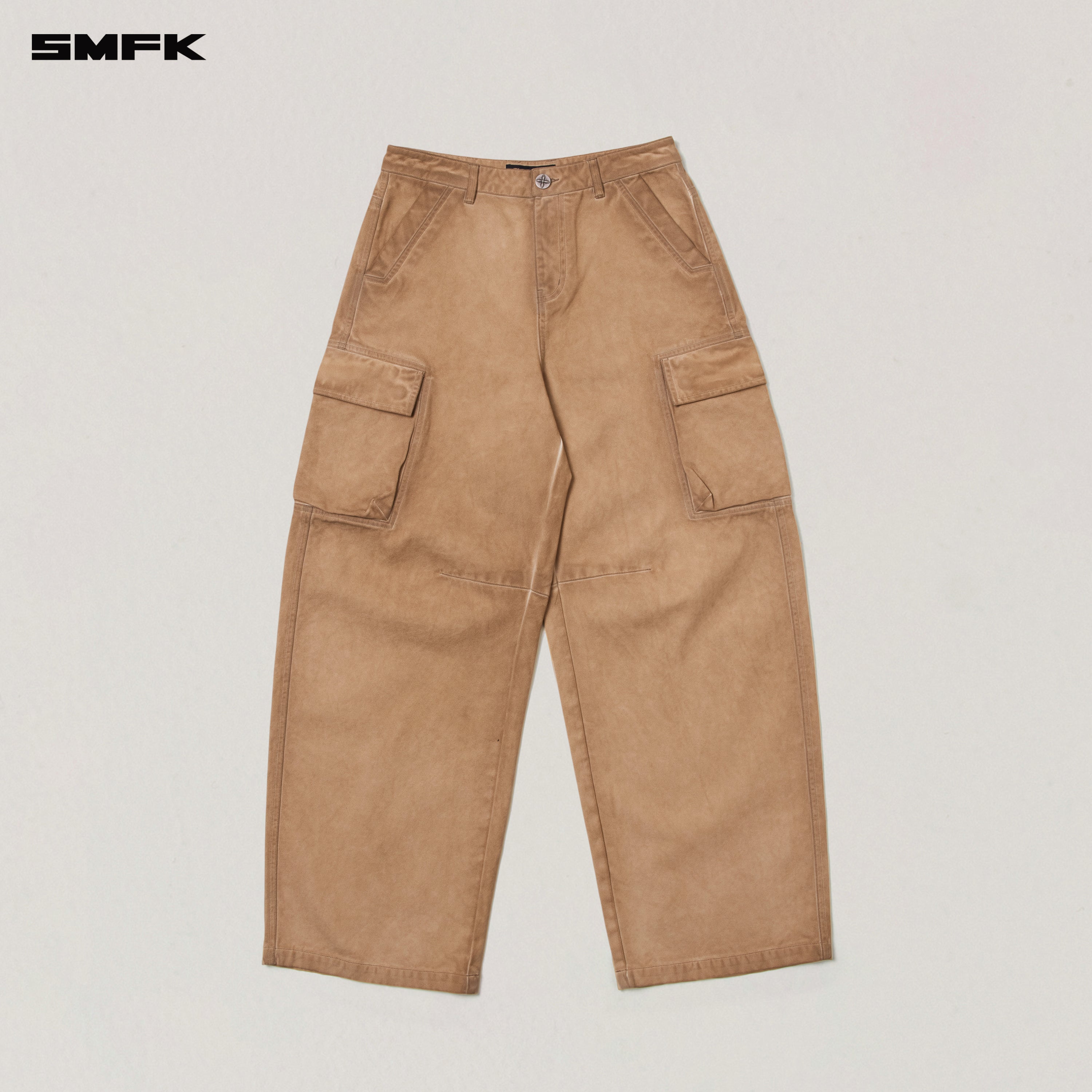 VINTAGE-STORM ONE CUT ARC CARGO PANTS/FADE DYE FADING DESERT