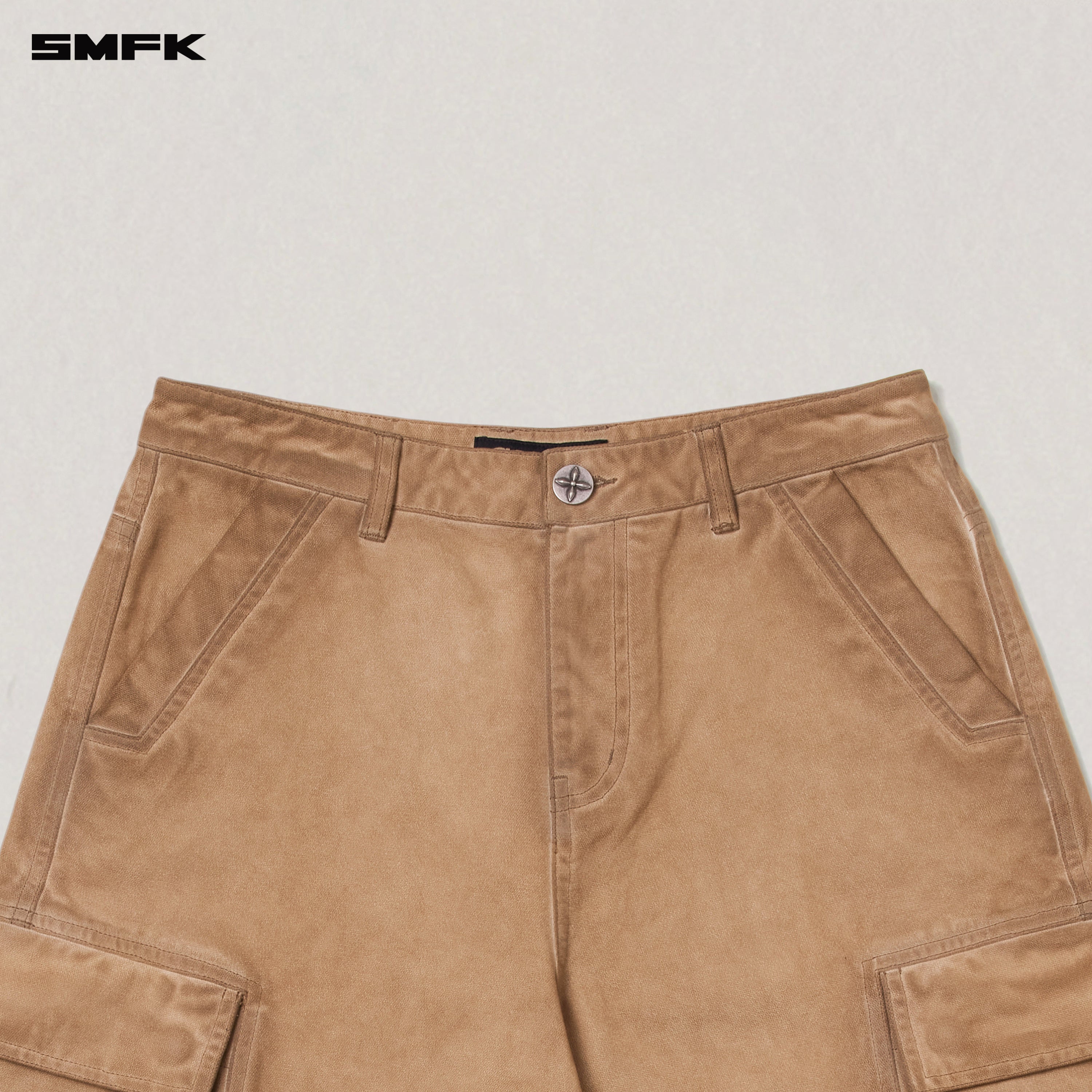 VINTAGE-STORM ONE CUT ARC CARGO PANTS/FADE DYE FADING DESERT