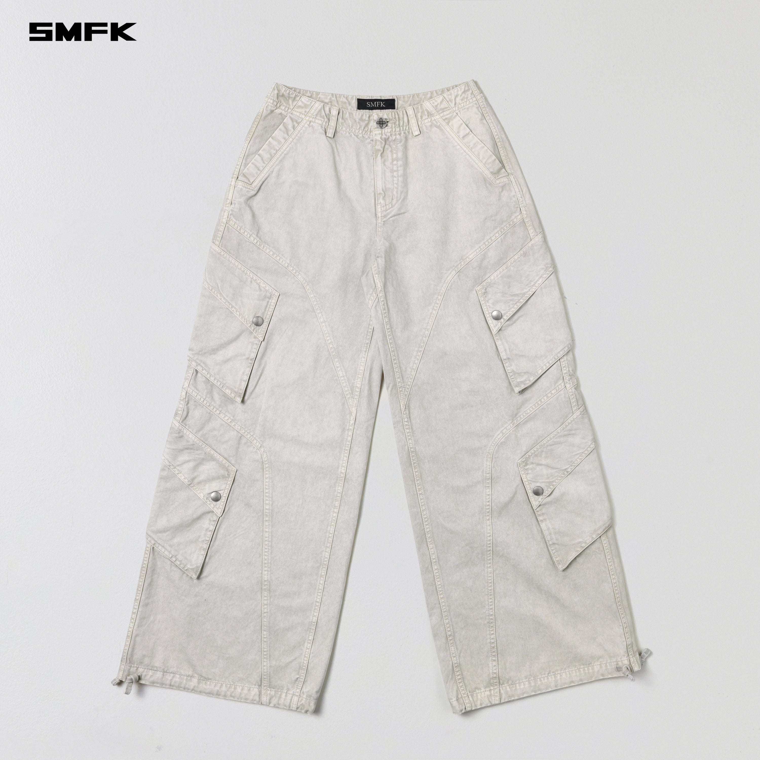 MIRAGE VANISH LOOSE CARGO /GARMENT DYE VANISH WHITE