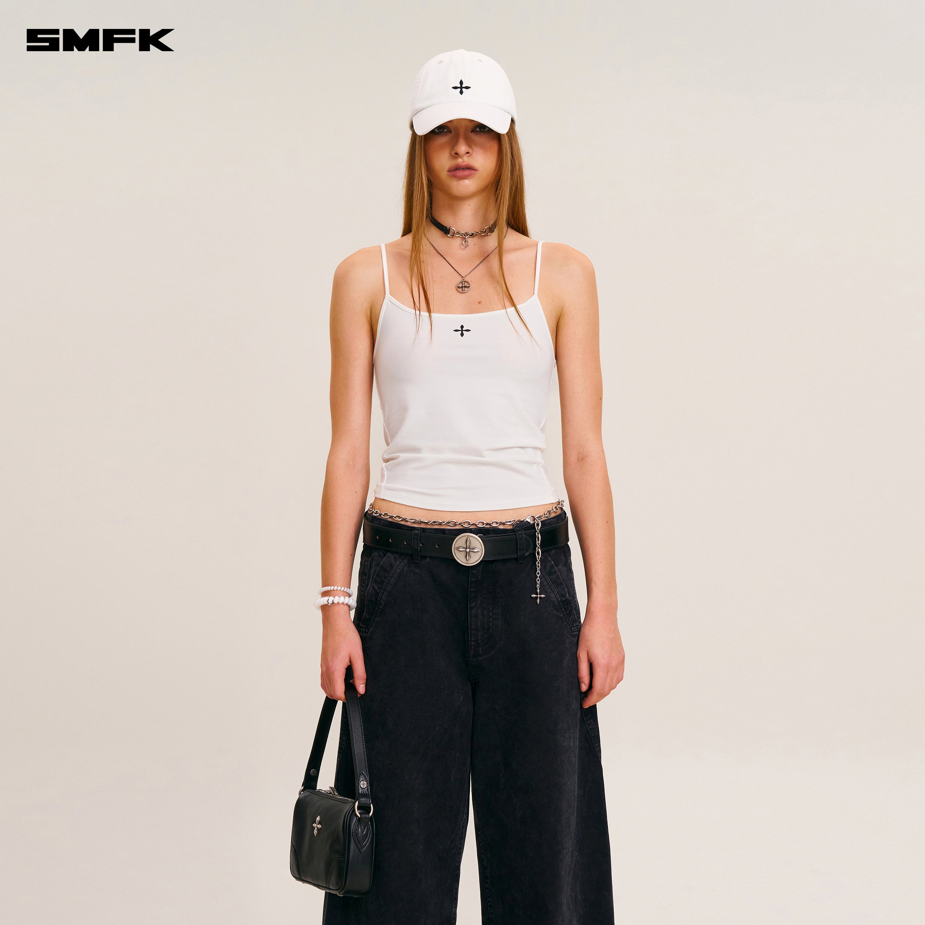 VINTAGE-STORM SPIRAL ARC CARGO PANTS/FADE DYE WILD BLACK