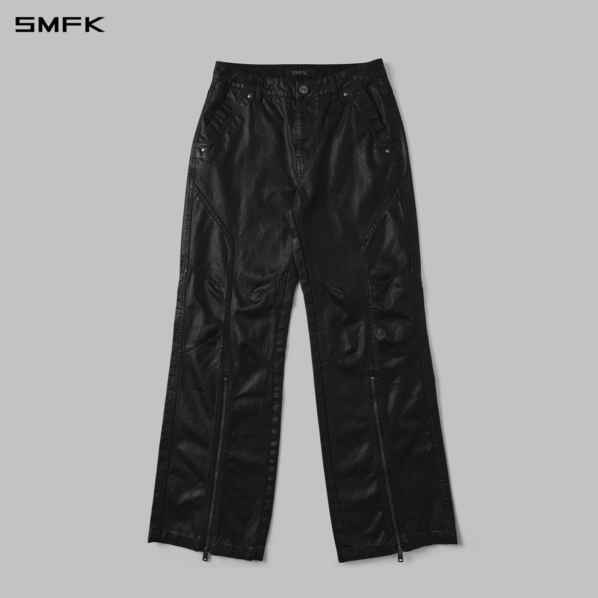 MIRAGE SIREN COLD DYE SLIM CARGO PANTS/COLD DYE+WAX/W INK BLACK