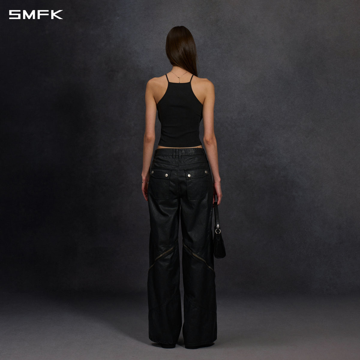 MIRAGE HURRICANE COLD DYE SLIM CARGO PANTS/COLD DYE+WAX/W INK BLACK