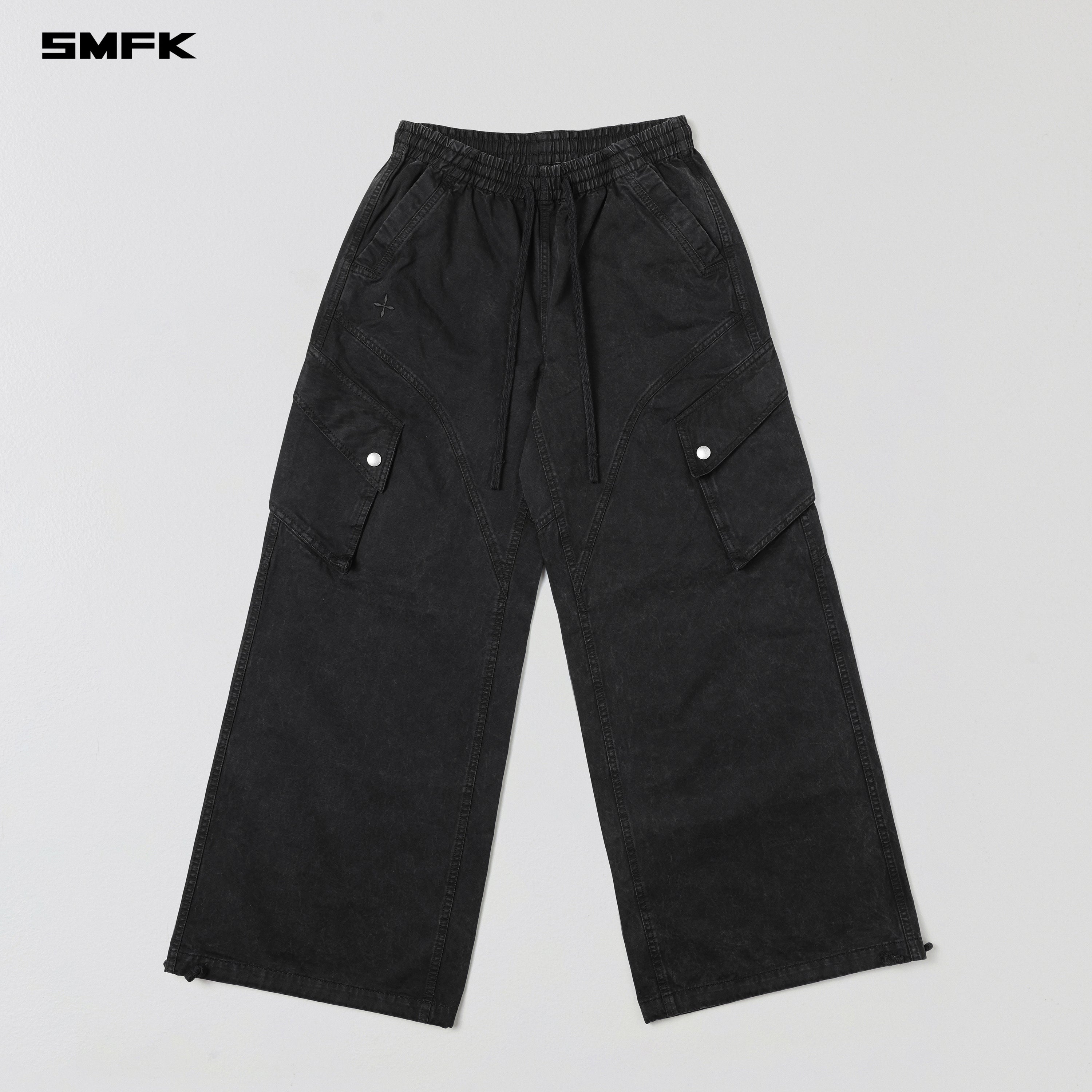 MIRAGE VANISH LOOSE SPORTS CARGO /GARMENT DYE VANISH BLACK