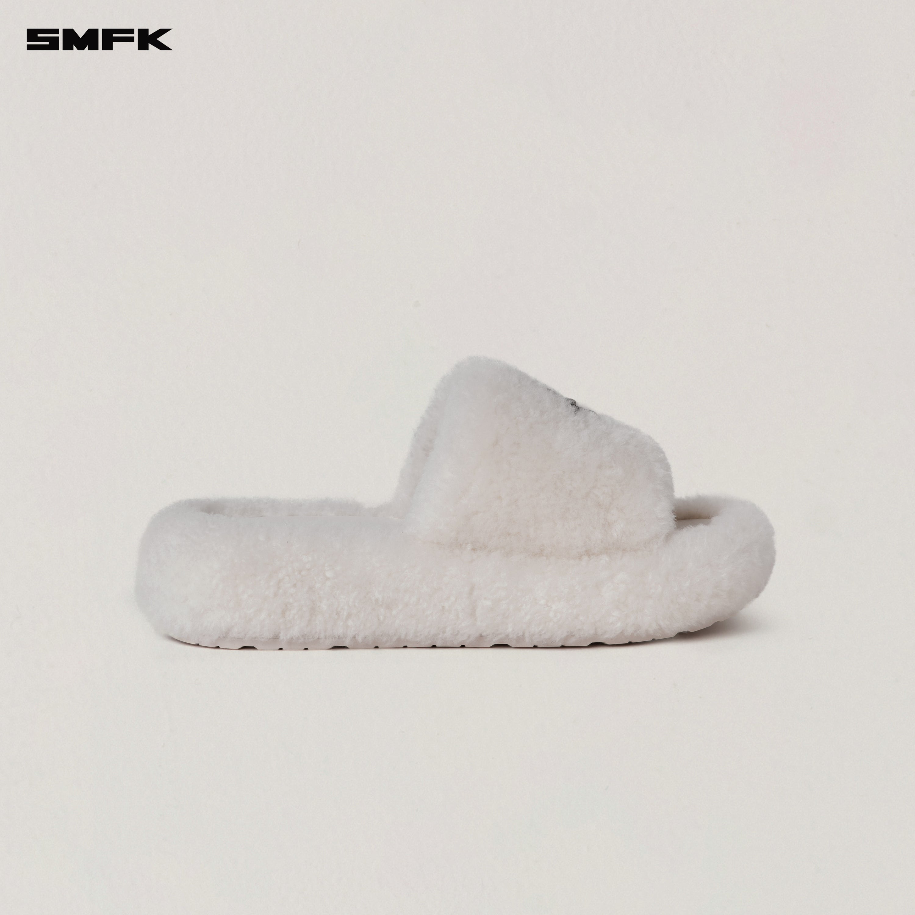 COMPASS MODE UNITY SHEARLING SLIPPER SNOW MOUNTAIN WHITE