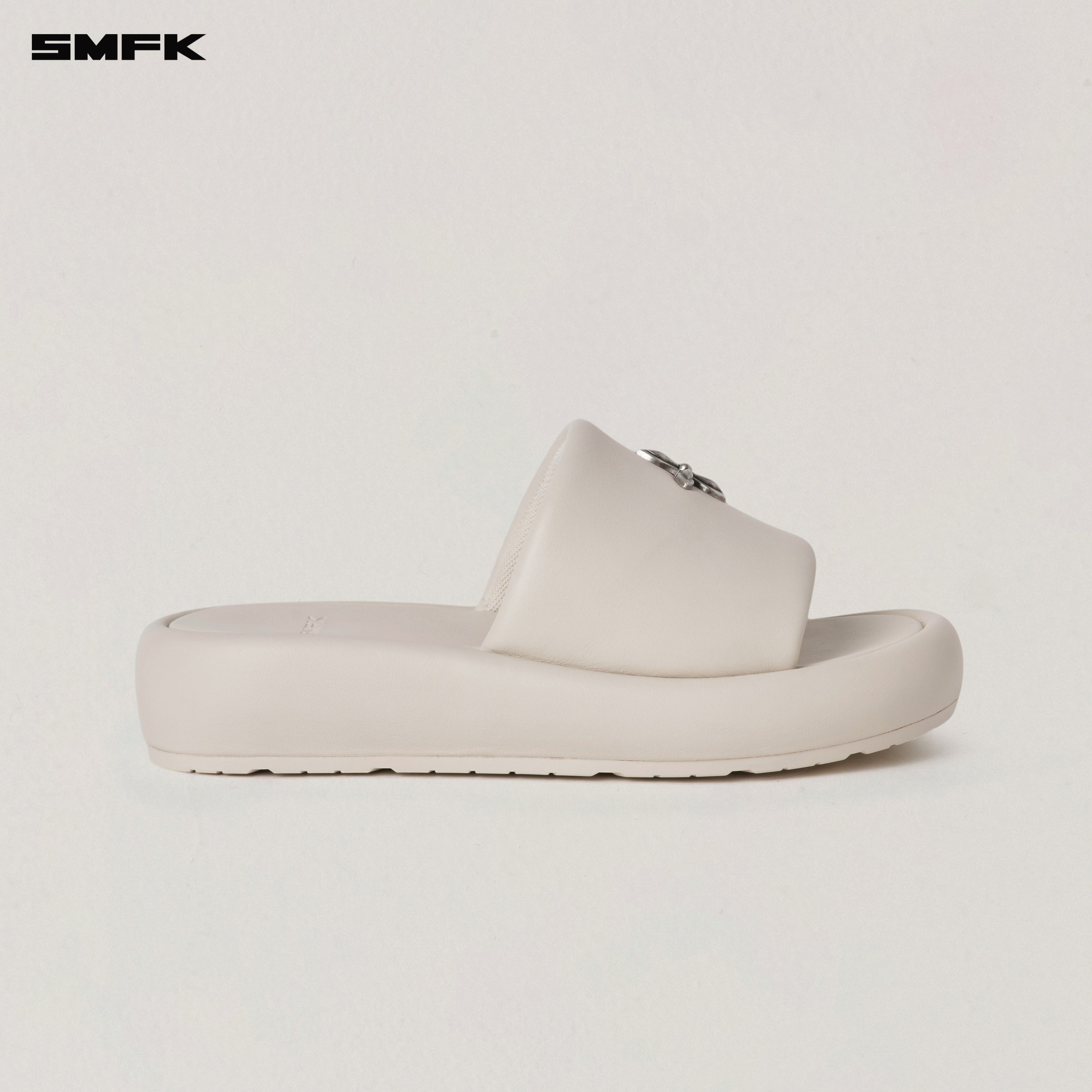 COMPASS MODE UNITY LEATHER SLIPPER SNOW MOUNTAIN WHITE