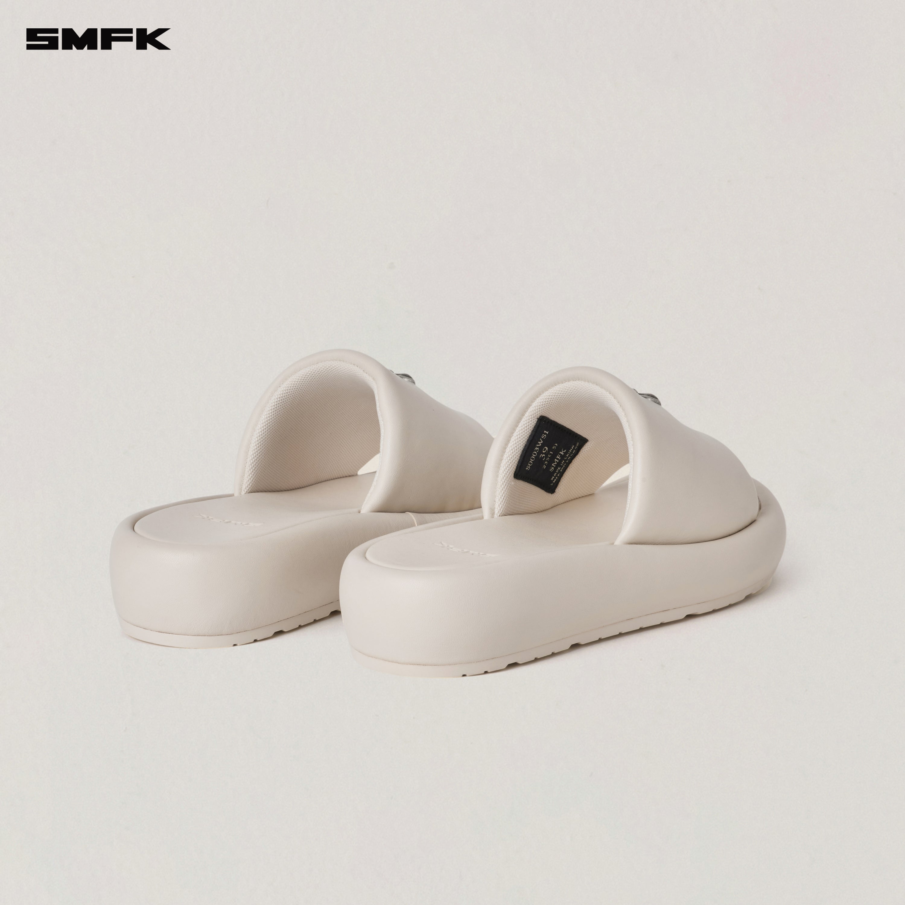 COMPASS MODE UNITY LEATHER SLIPPER SNOW MOUNTAIN WHITE