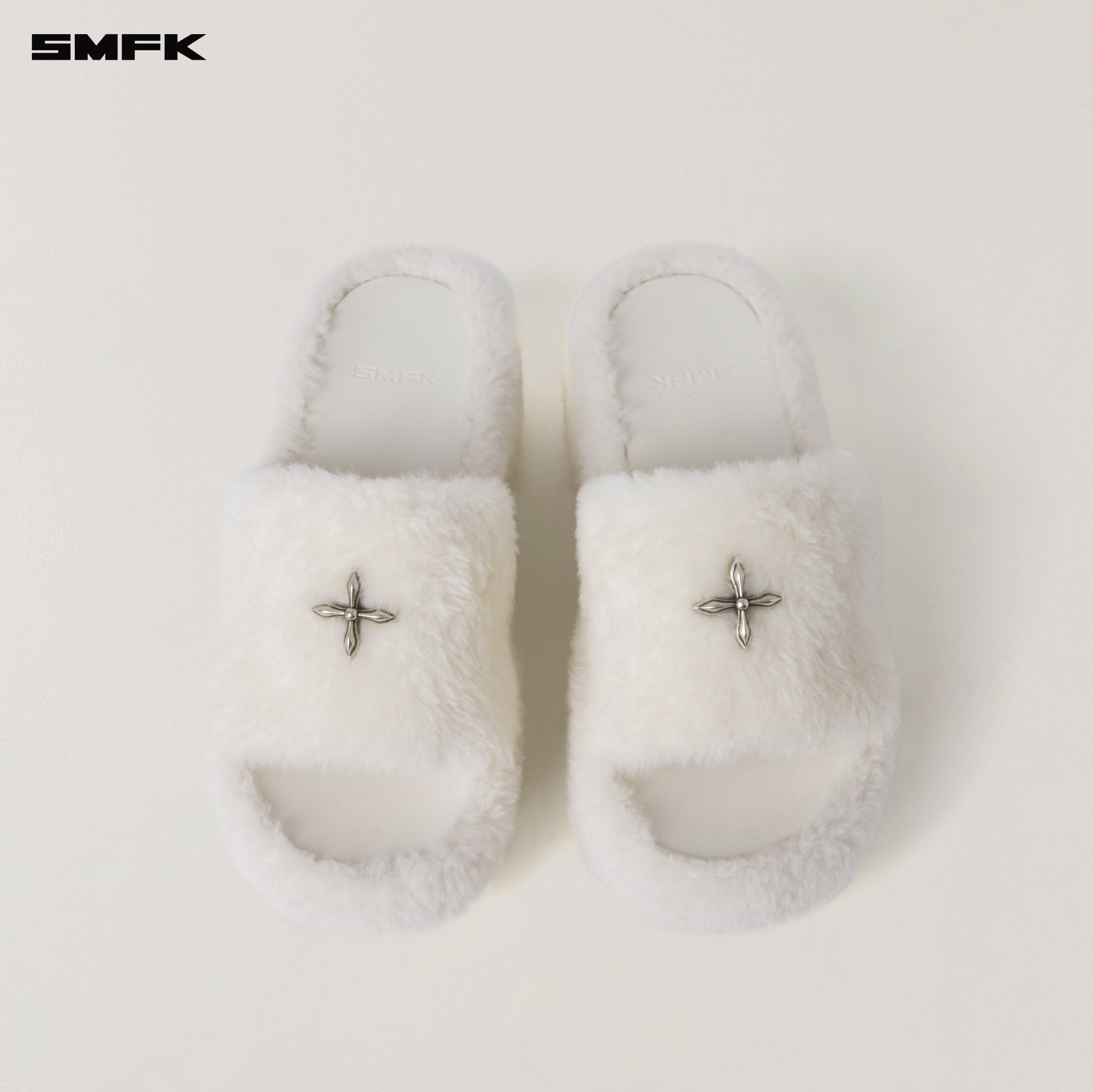 COMPASS MODE WOOL SHEARLING UNITY  SLIPPER/HIGH SNOW MOUNTAIN WHITE
