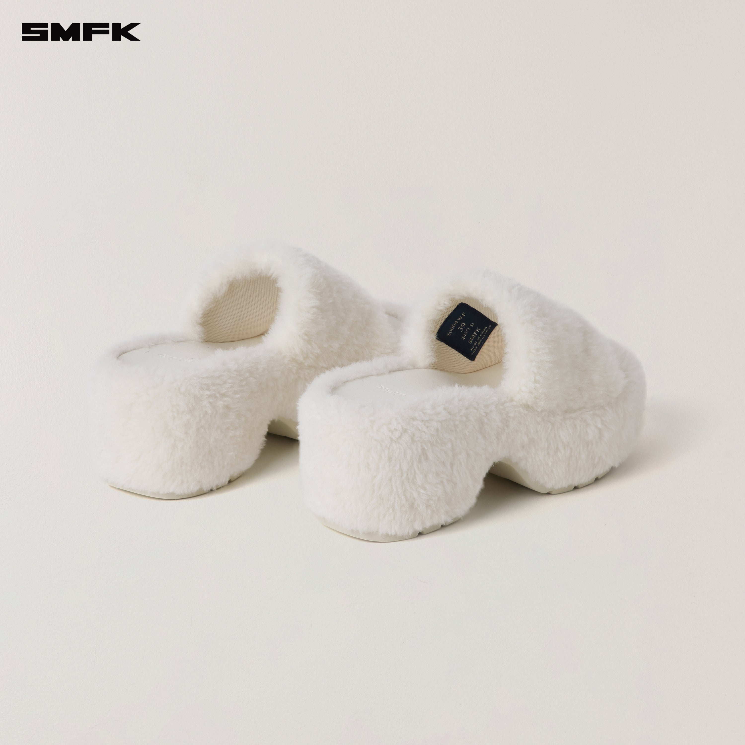COMPASS MODE WOOL SHEARLING UNITY  SLIPPER/HIGH SNOW MOUNTAIN WHITE