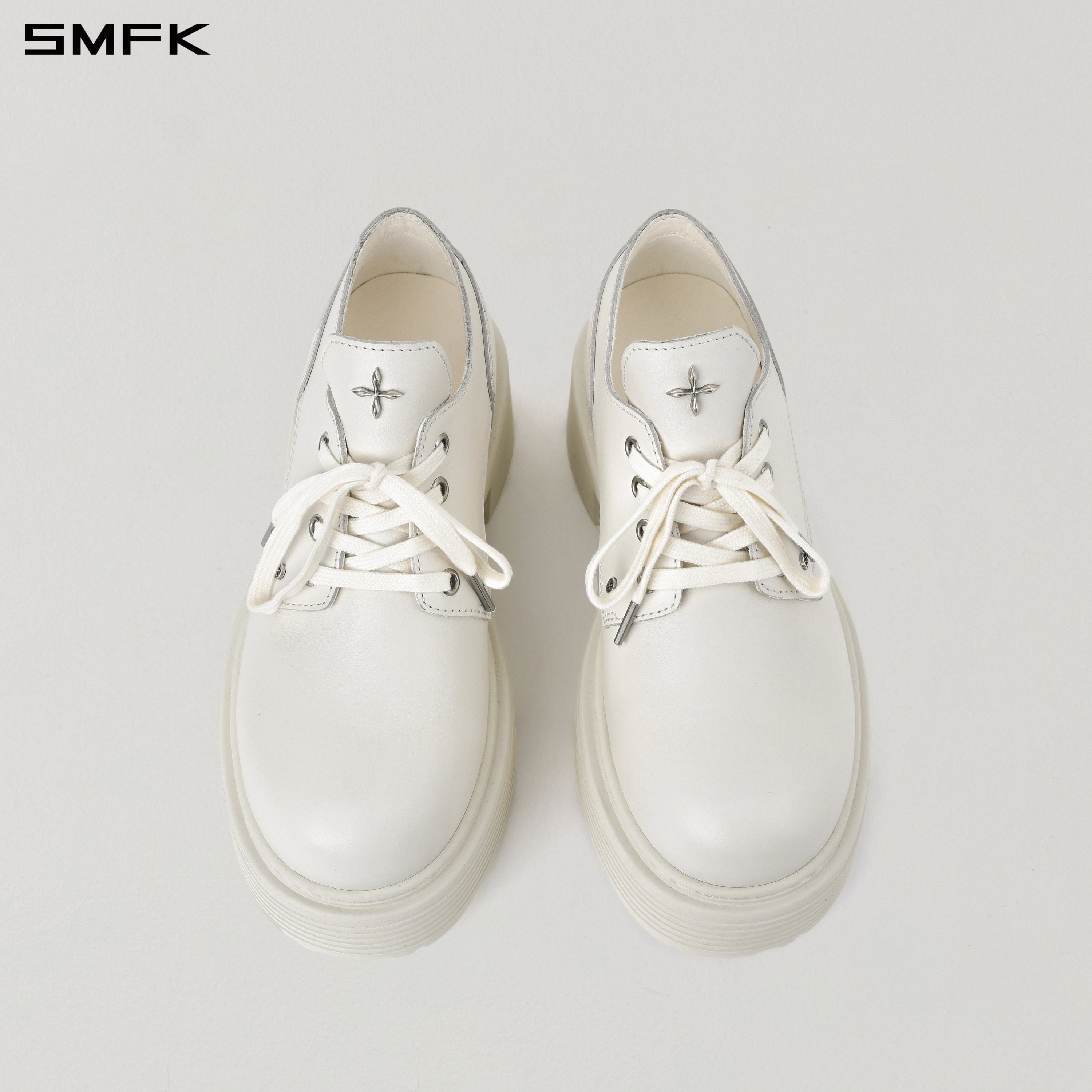 CORE LEATHER DERBY/THICK SNOW WHITE