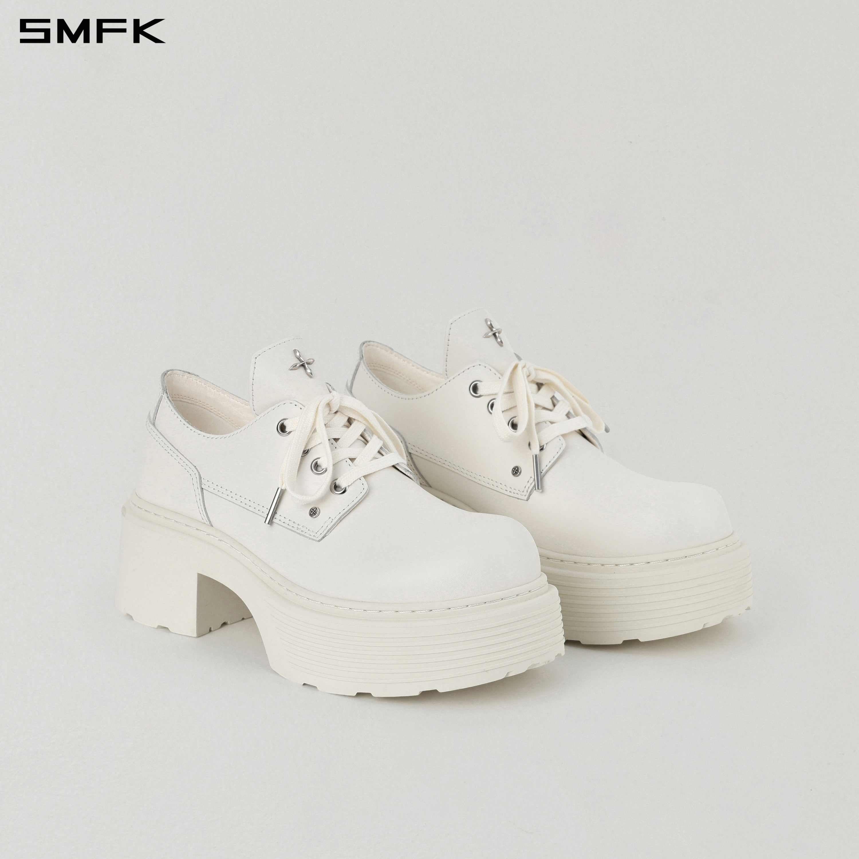 CORE LEATHER DERBY/THICK SNOW WHITE