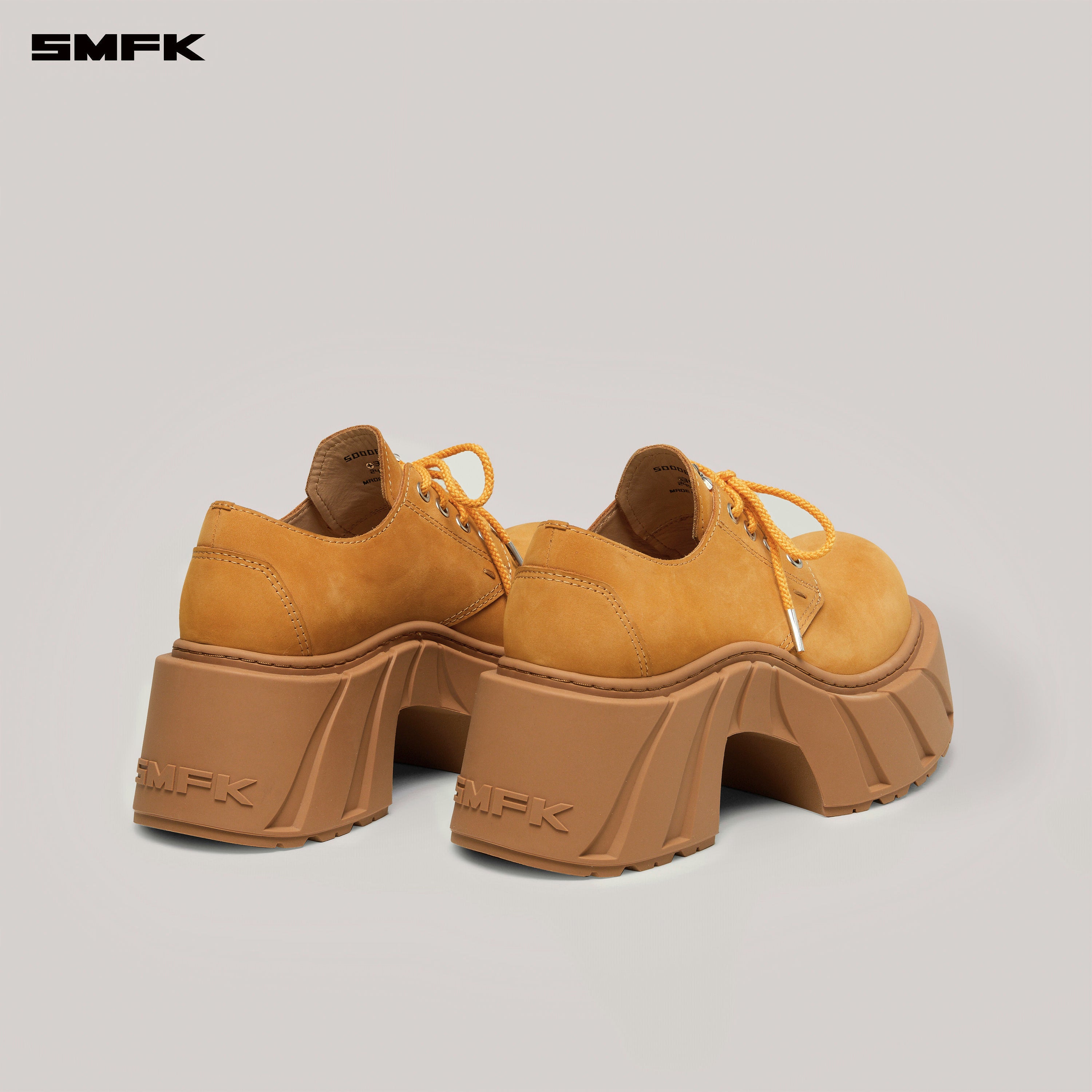 ファントムレザーハイヒールダービーシューズジンジャー