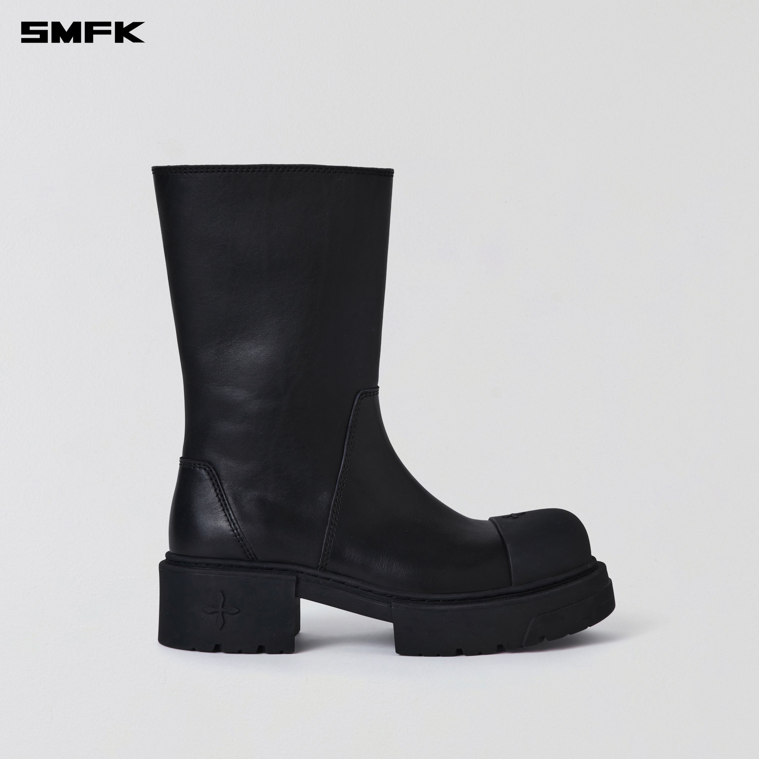 COMPASS KICK BOOTS/LEATHER WILD BLACK