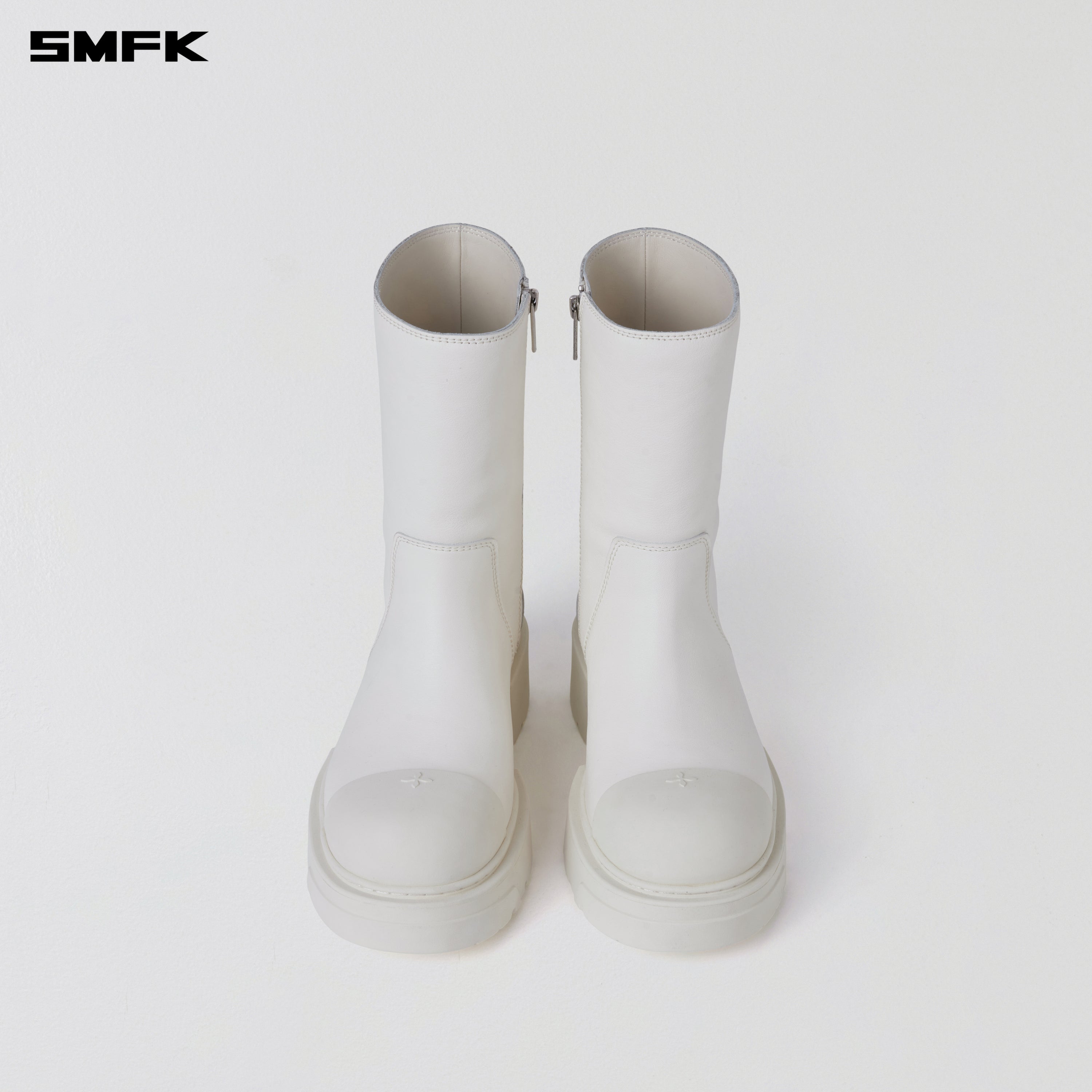 COMPASS KICK BOOTS/LEATHER CLOUD WHITE