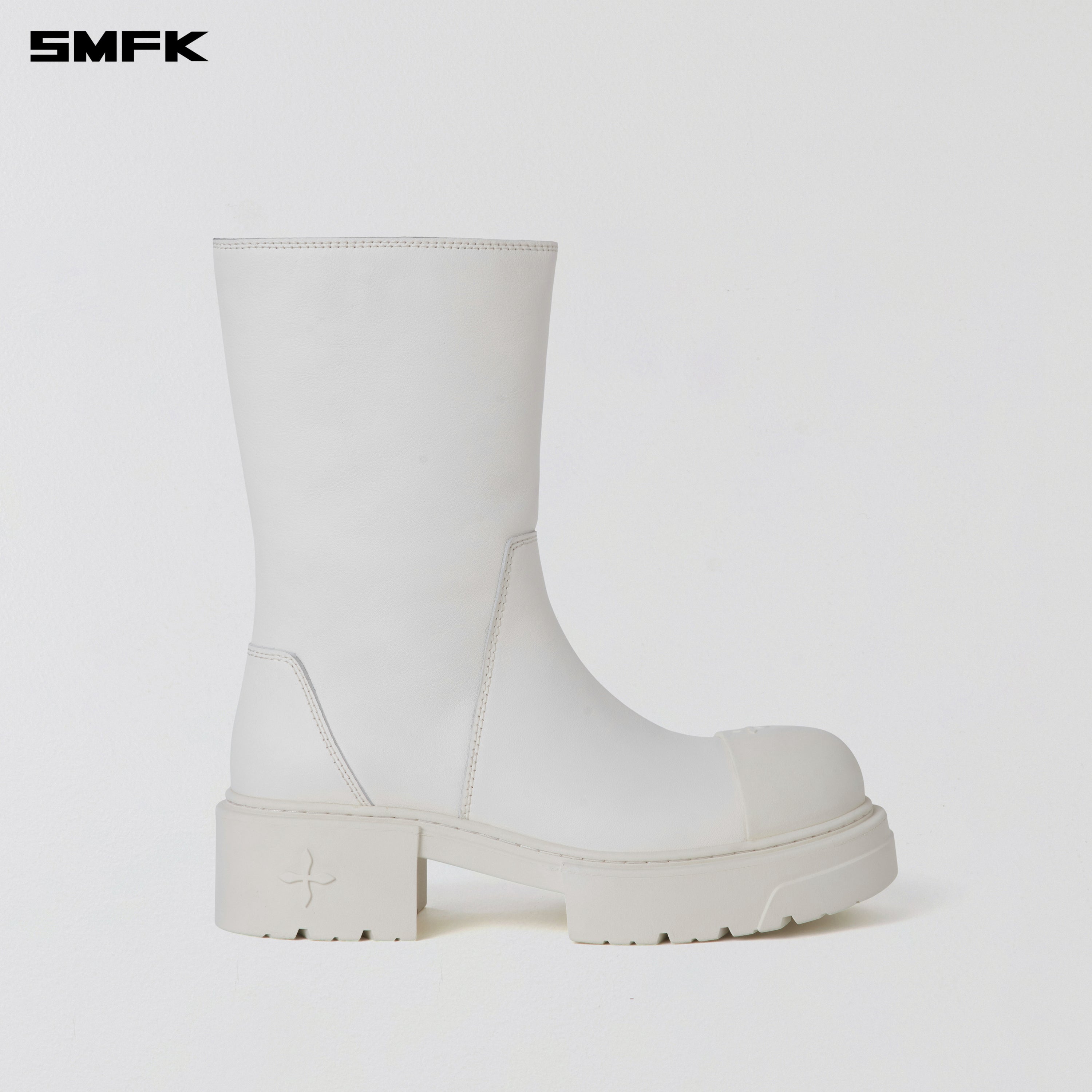 COMPASS KICK BOOTS/LEATHER CLOUD WHITE