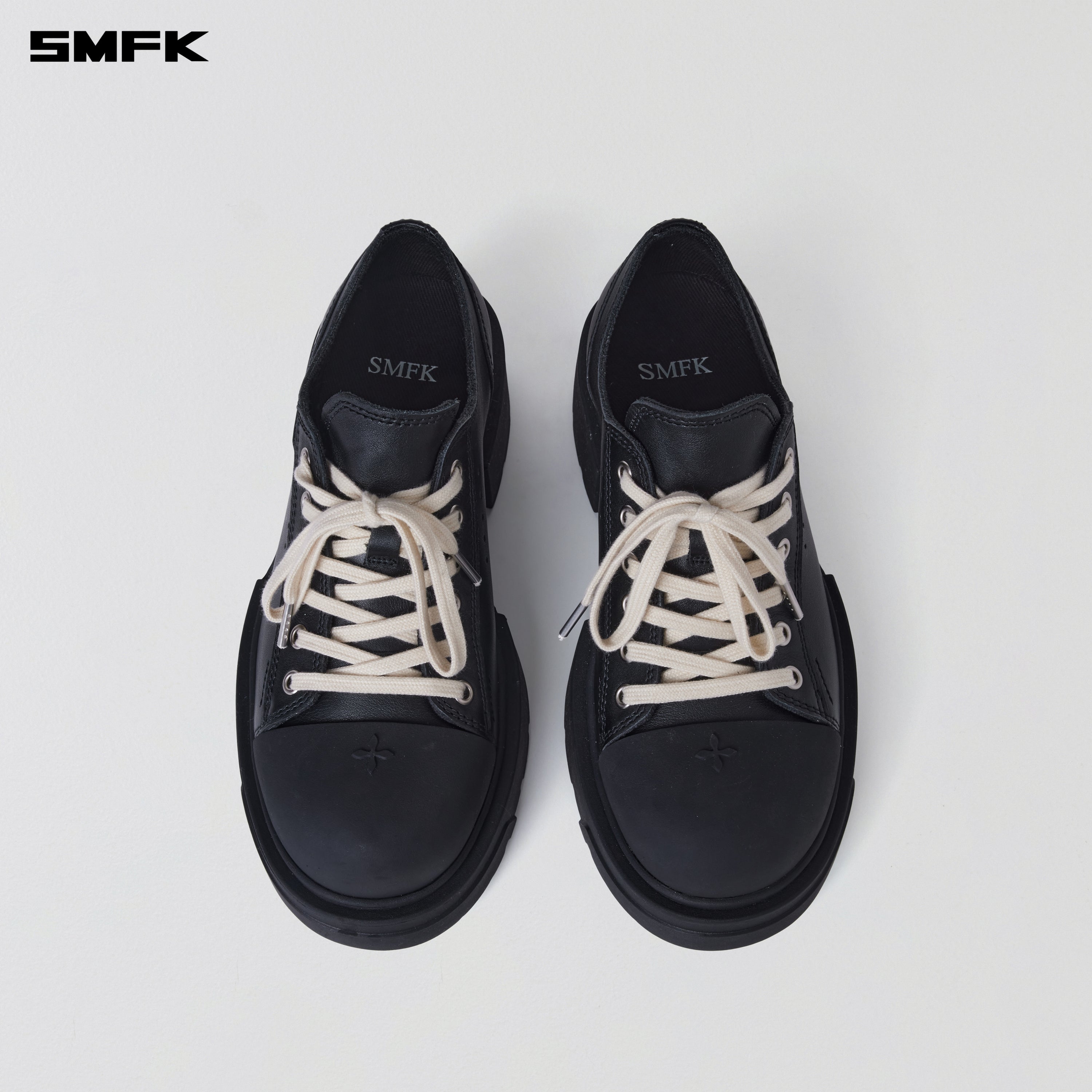 COMPASS MODE MIX THICK SNEAKER/LEATHER WILD BLACK