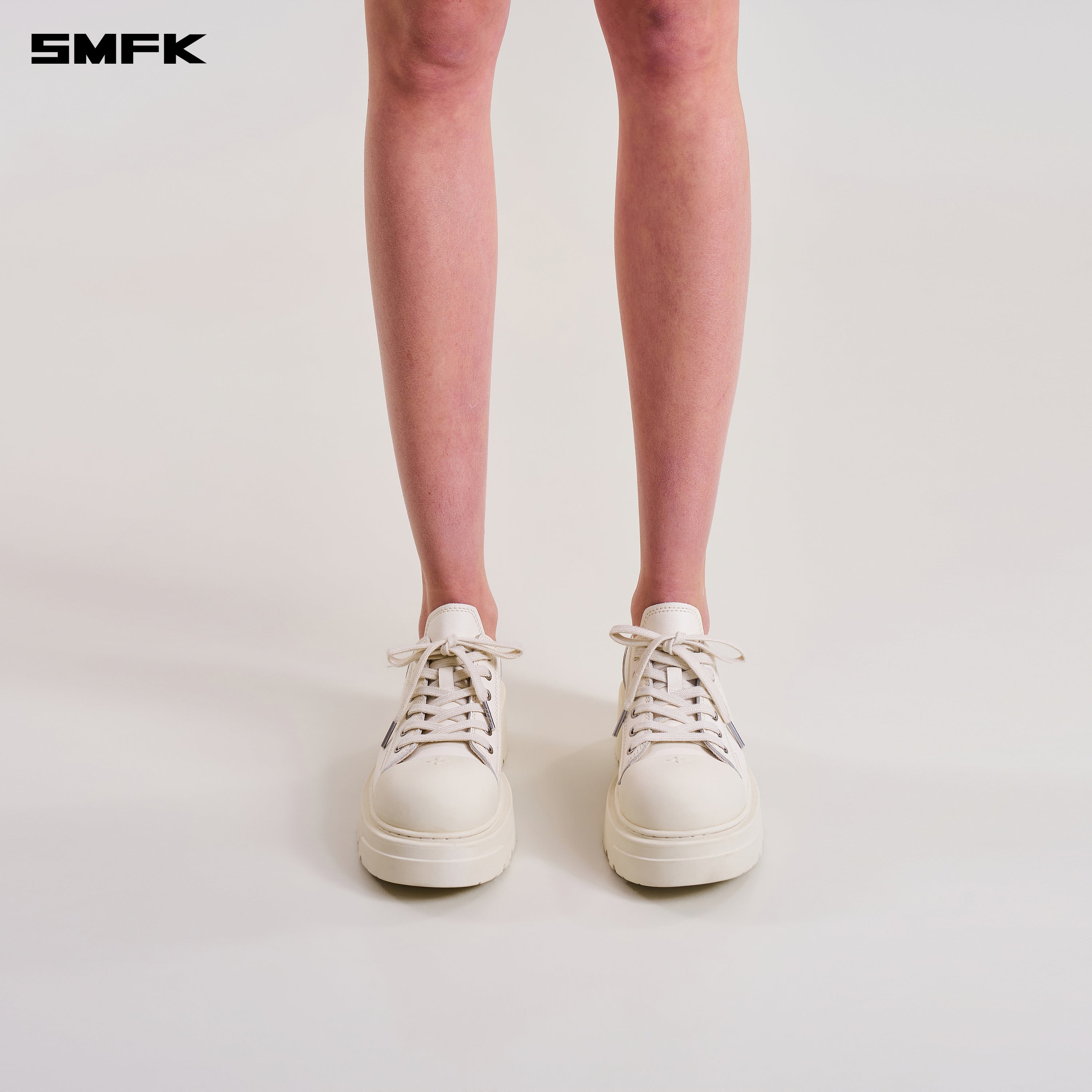 COMPASS MODE MIX THICK SNEAKER/LEATHER CLOUD WHITE