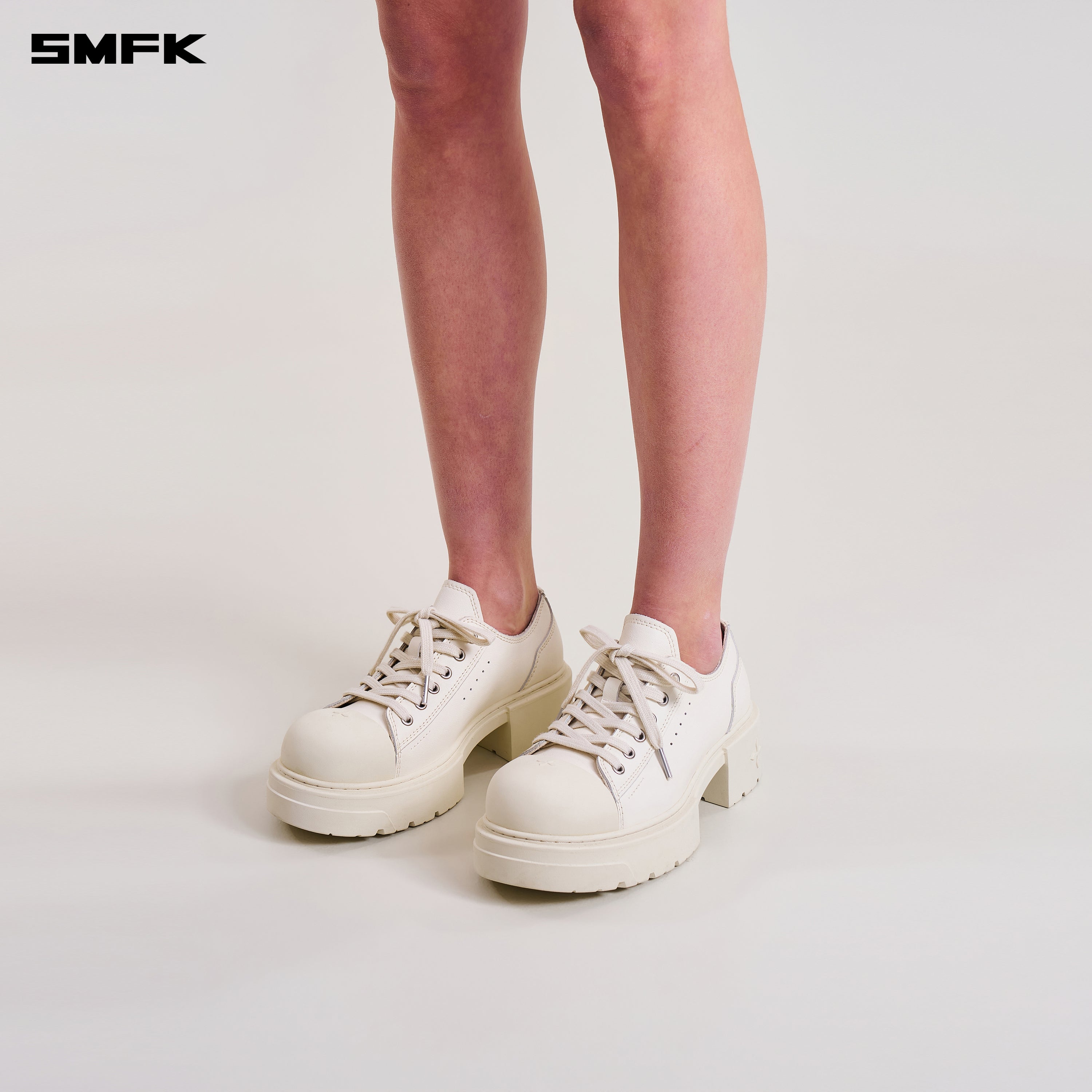 COMPASS MODE MIX THICK SNEAKER/LEATHER CLOUD WHITE