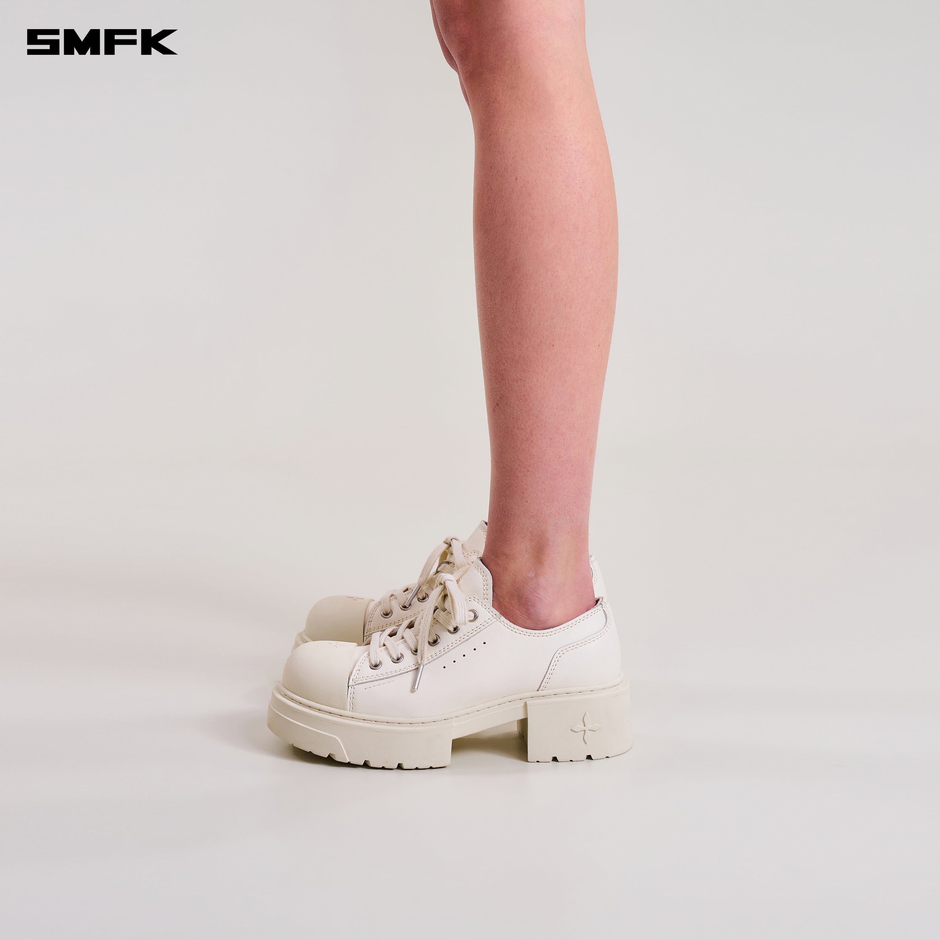 COMPASS MODE MIX THICK SNEAKER/LEATHER CLOUD WHITE