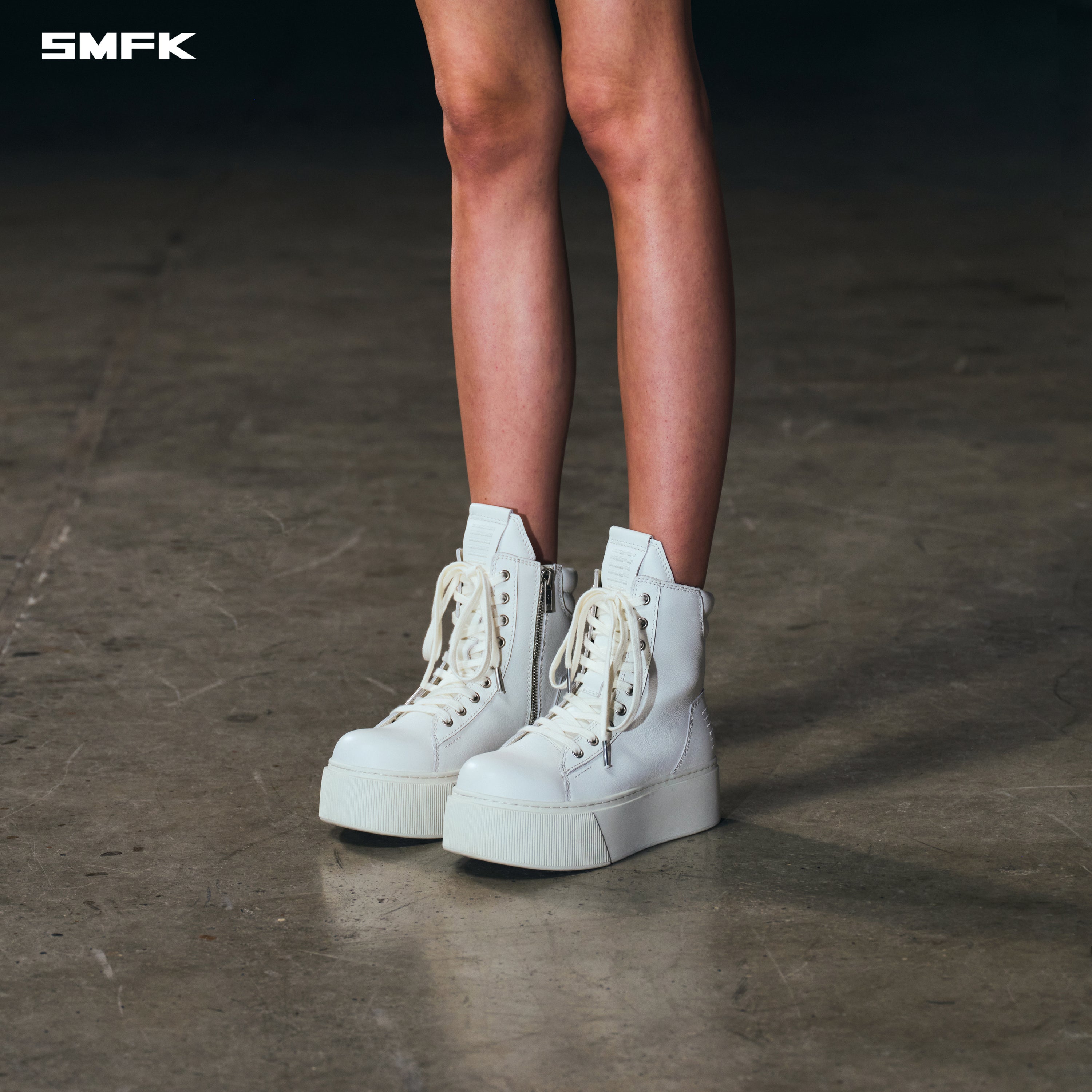 RUSH BOXING MID BOOTS CLOUD WHITE