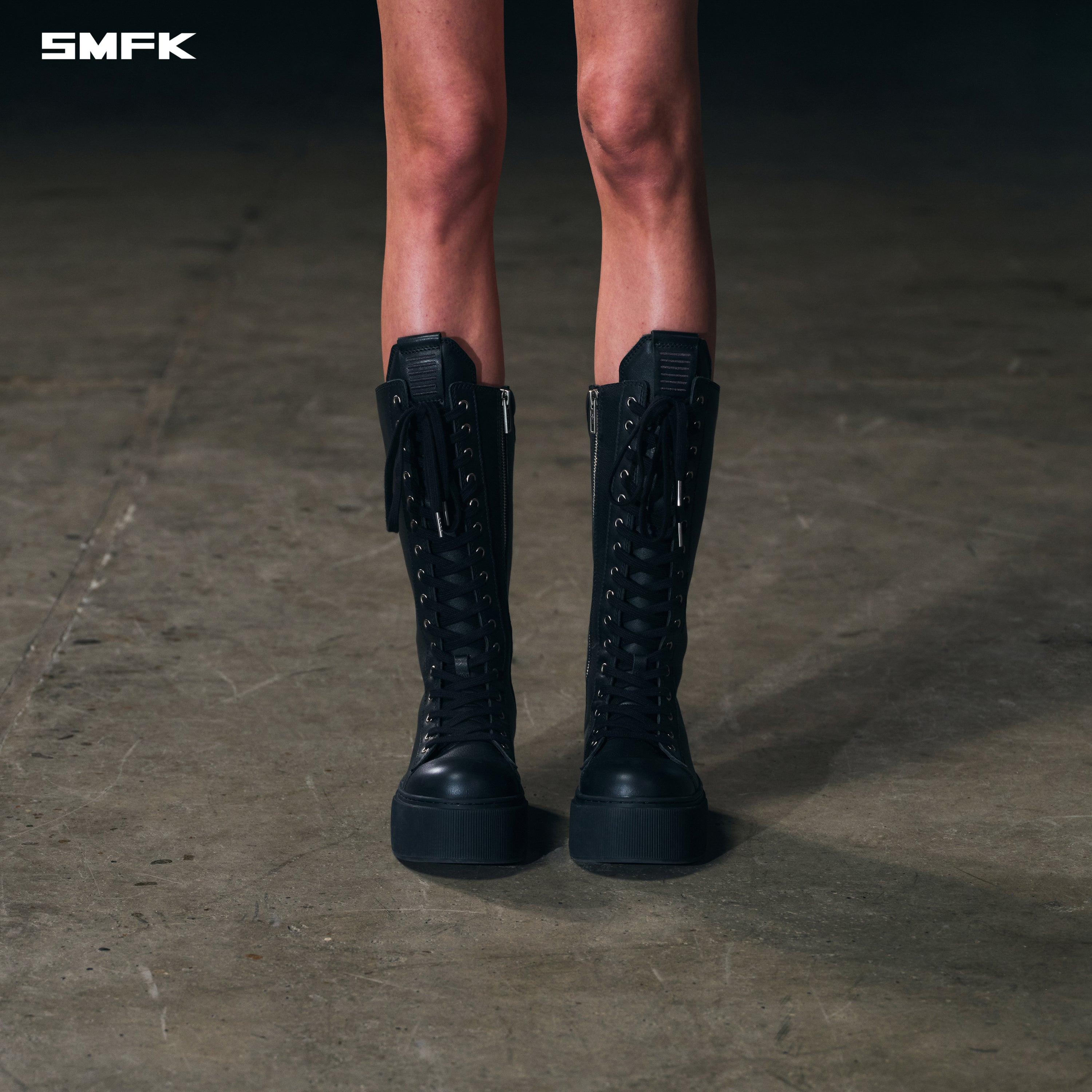 RUSH BOXING HIGH BOOTS WILD BLACK