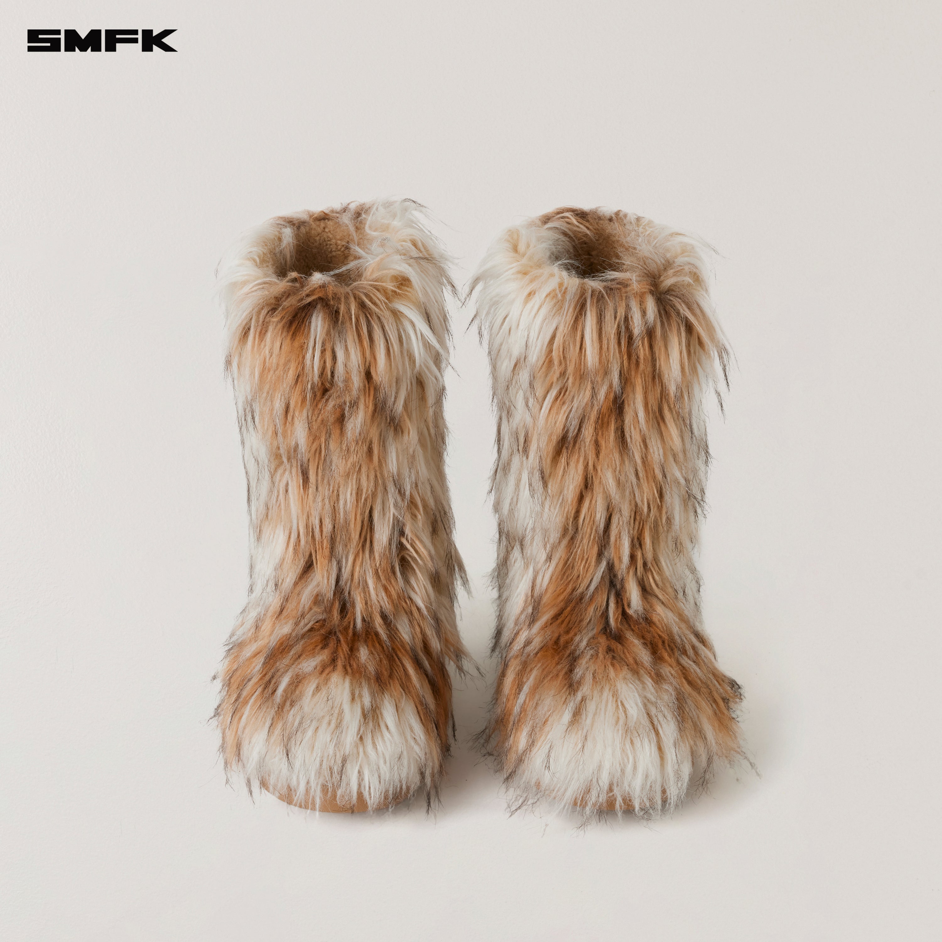 クロススタチュー ウィルダネス シープスキン ハンティングブーツ/ミッドチューブ アークティックウルフ ホワイト