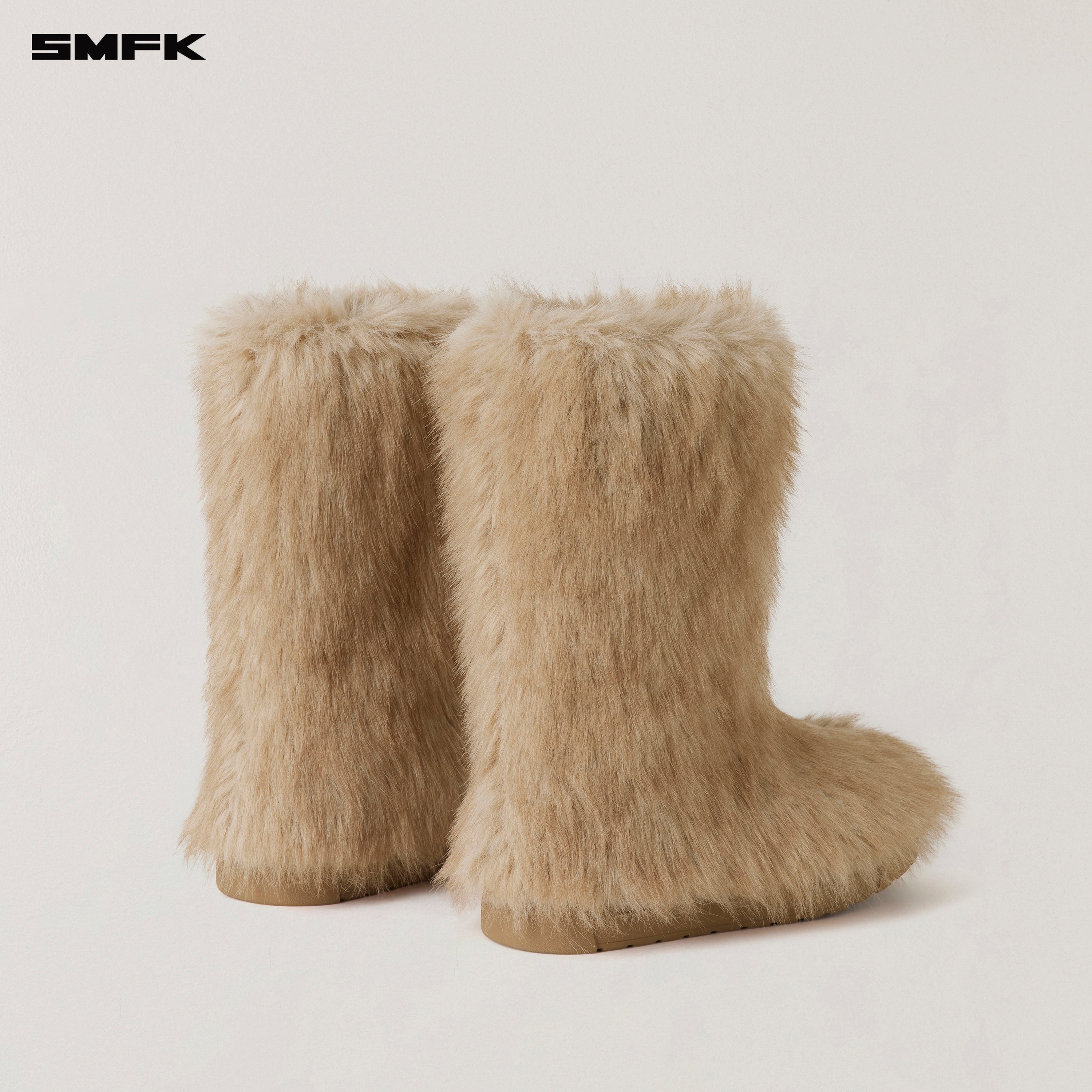COMPASS MODE WASTELAND SHEARLING HUNTING BOOTS/MIDDLE SAND