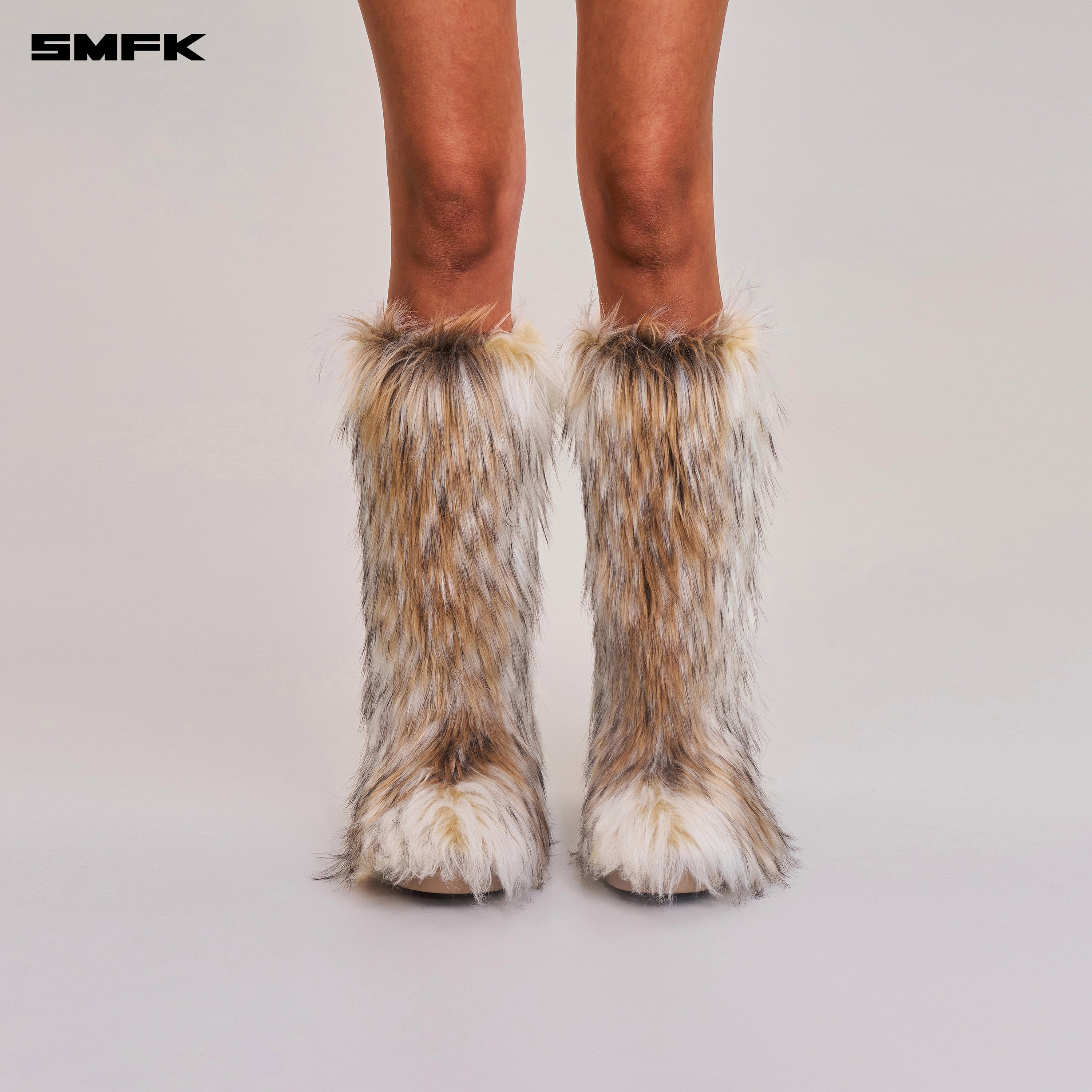 COMPASS MODE WASTELAND SHEARLING HUNTING BOOTS ARCTIC WOLF WHITE