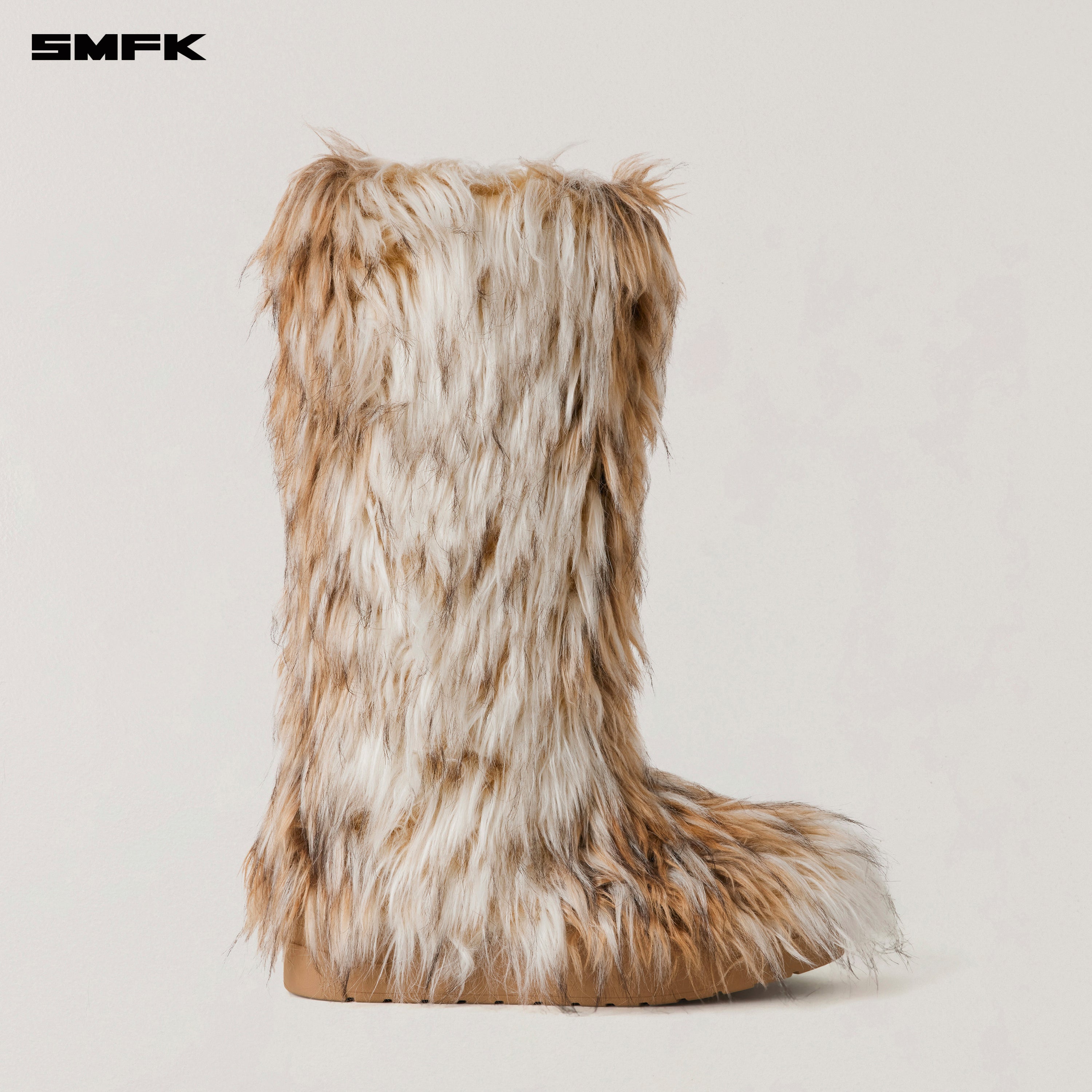 COMPASS MODE WASTELAND SHEARLING HUNTING BOOTS ARCTIC WOLF WHITE