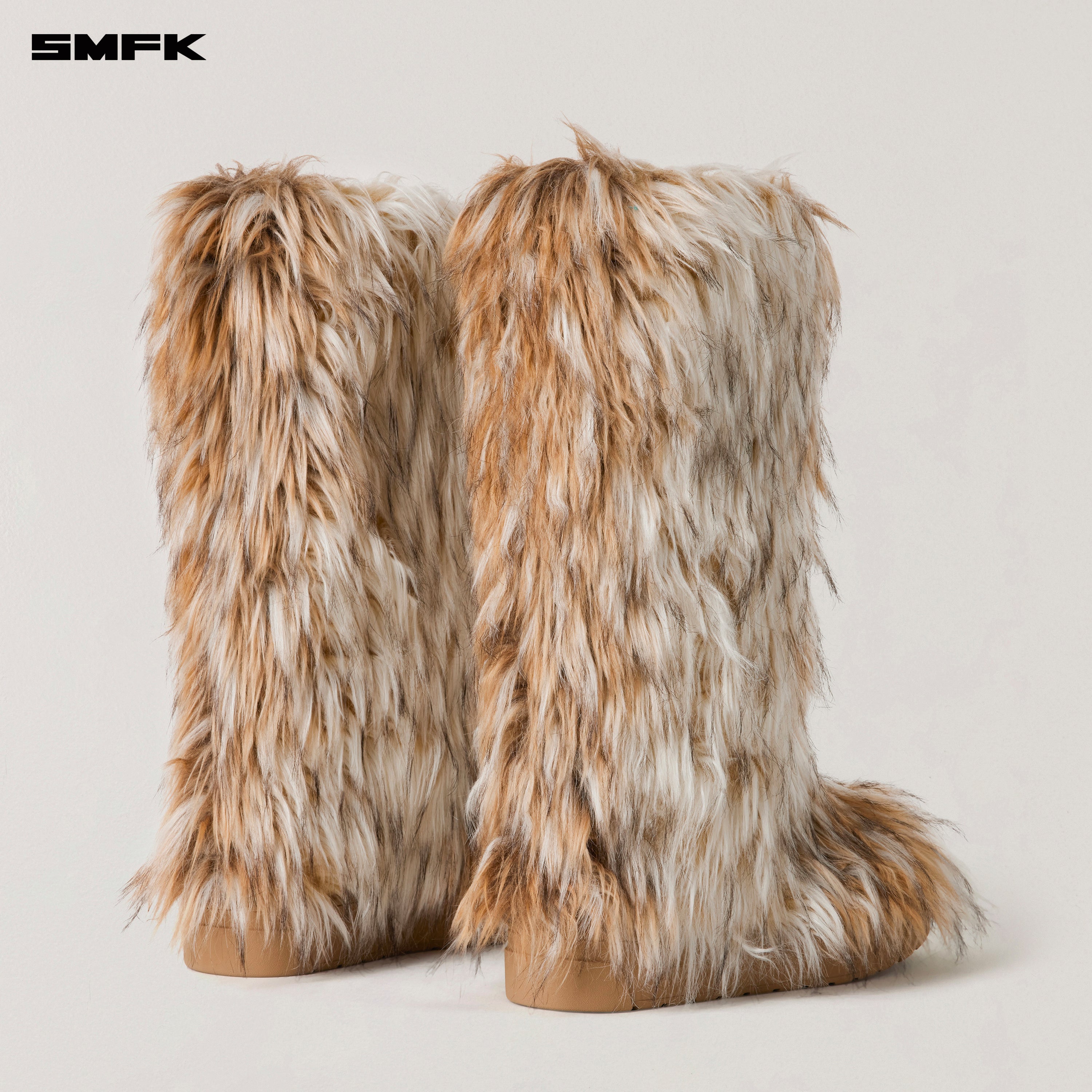 COMPASS MODE WASTELAND SHEARLING HUNTING BOOTS ARCTIC WOLF WHITE