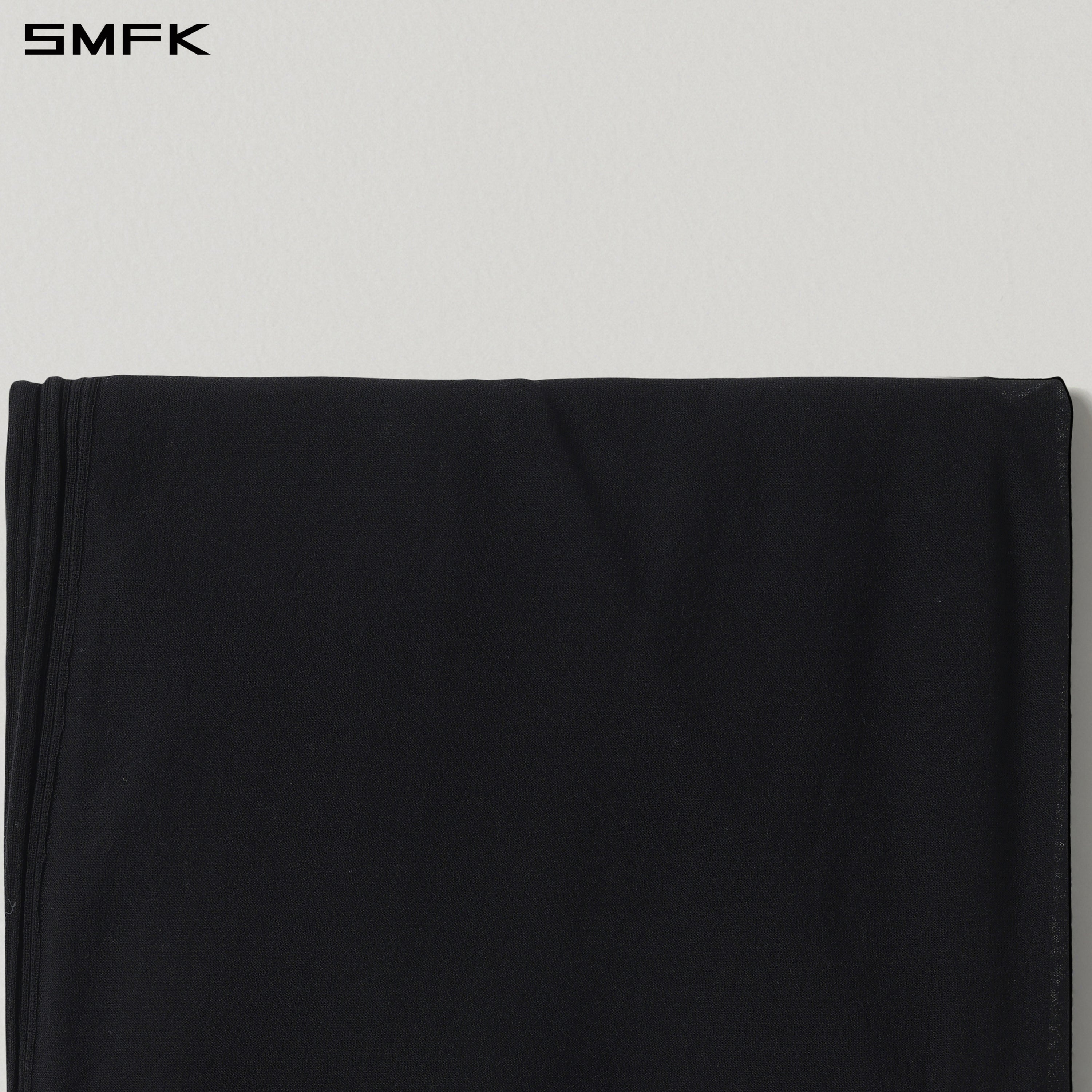 MYTH AEOLUS SCARF/ACETATE+COTTON WILD BLACK