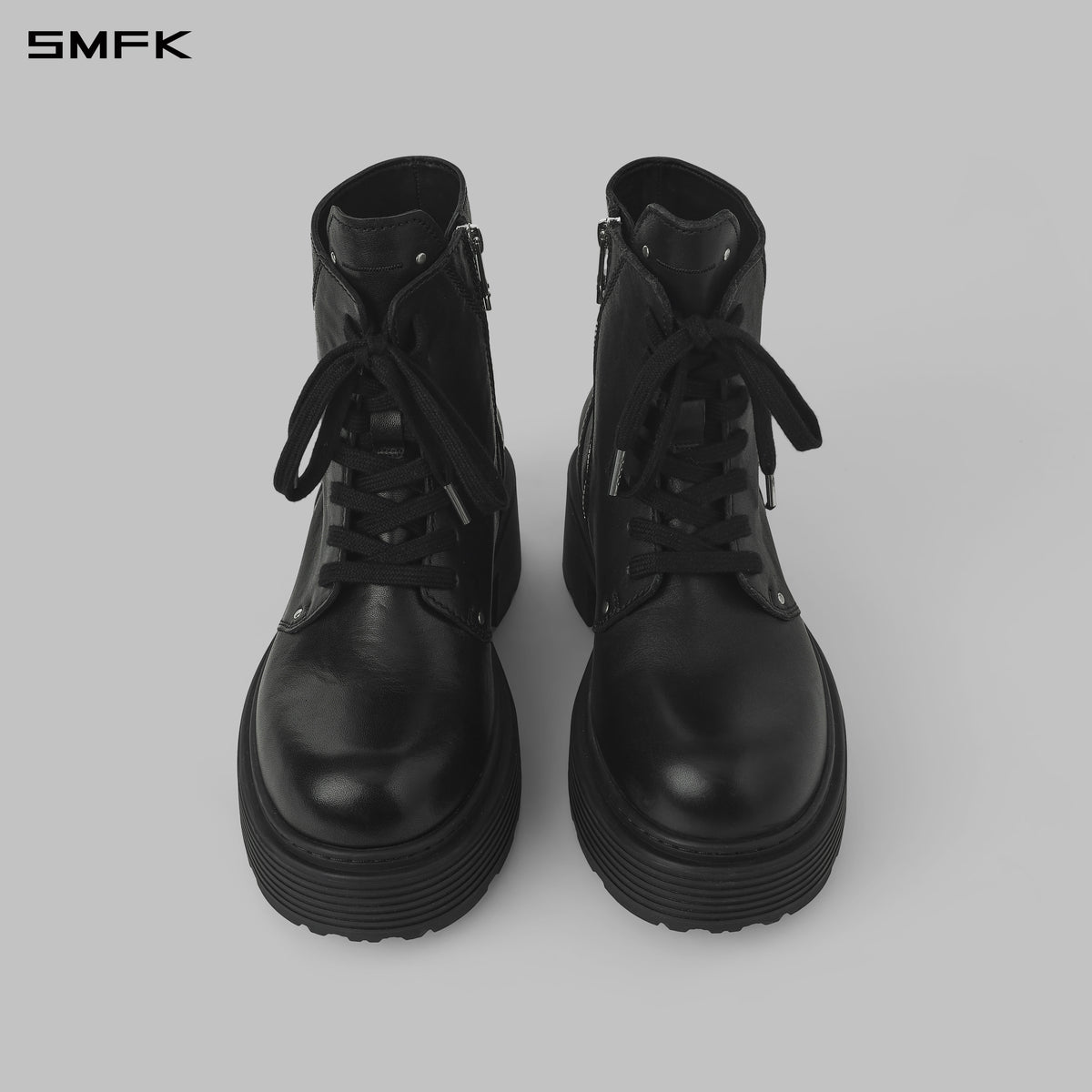 CORE LEATHER MOTORCYCLE BOOTS/THICK/W WILD BLACK