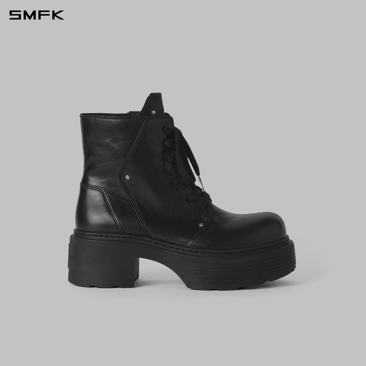 CORE LEATHER MOTORCYCLE BOOTS/THICK/W WILD BLACK