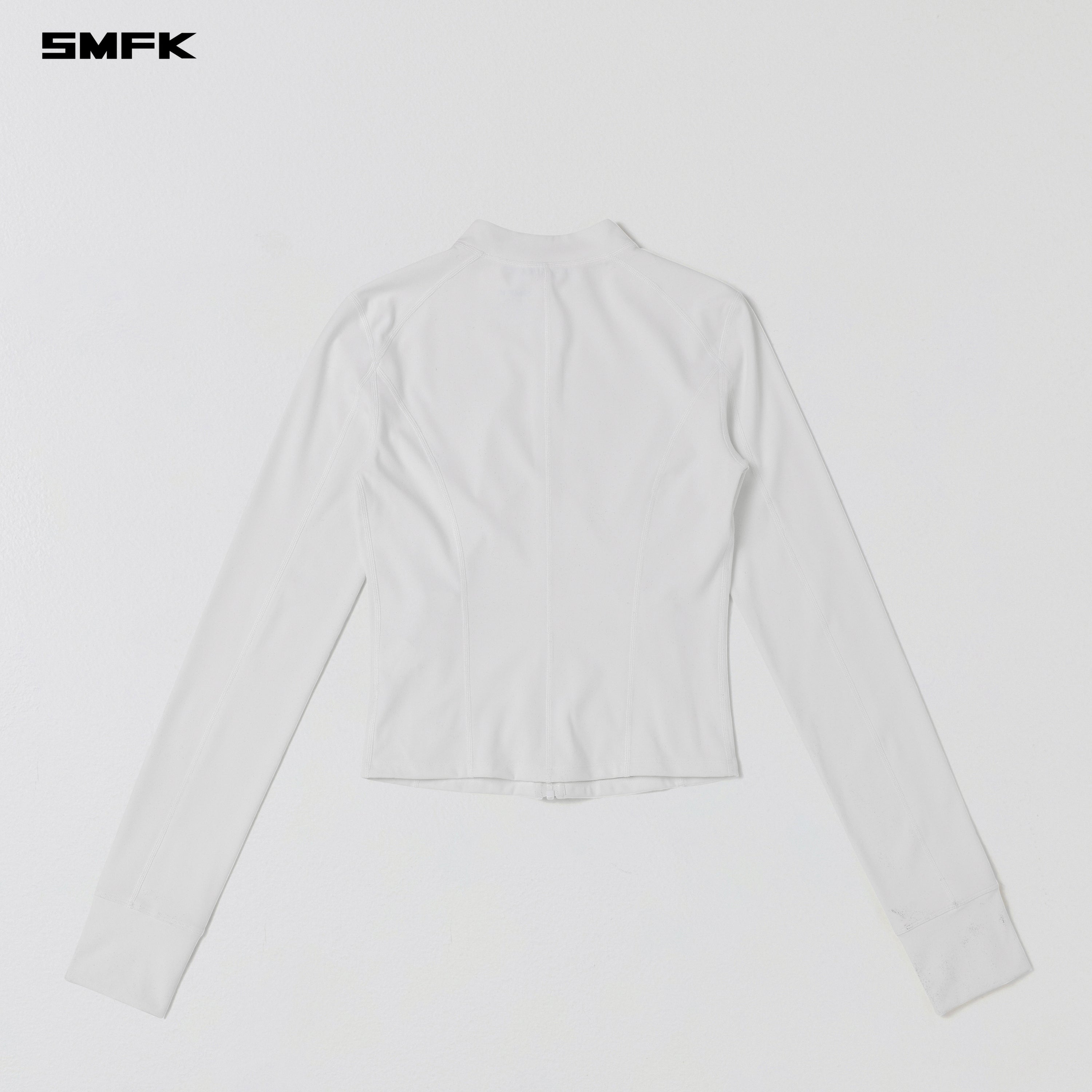 FOCUS GYM JACKET/Lycra Nylon CLOUD WHITE