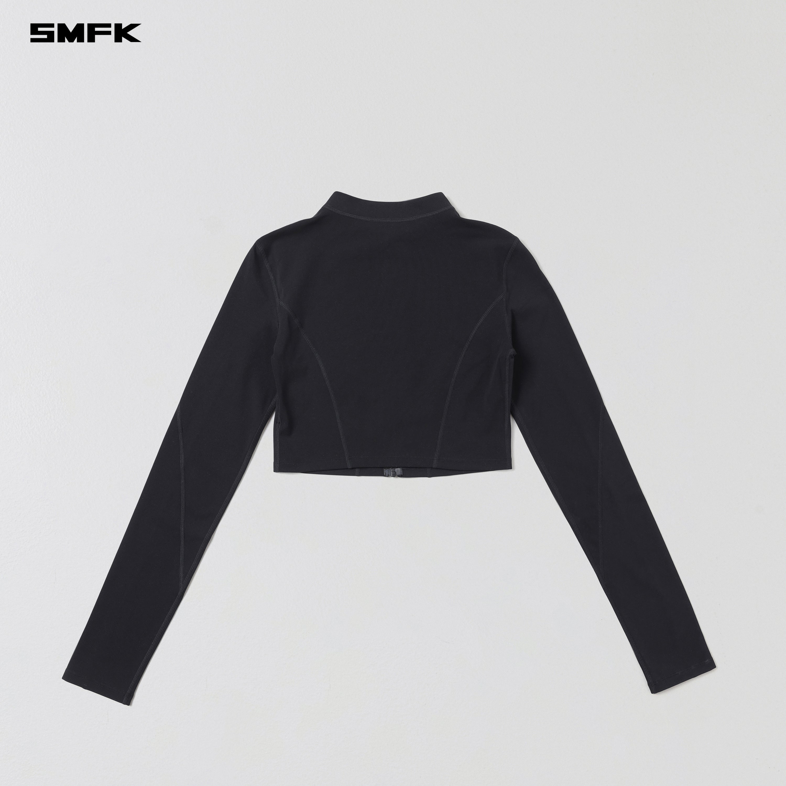 FOCUS GYM SHORT JACKET/Lycra Nylon WILD BLACK
