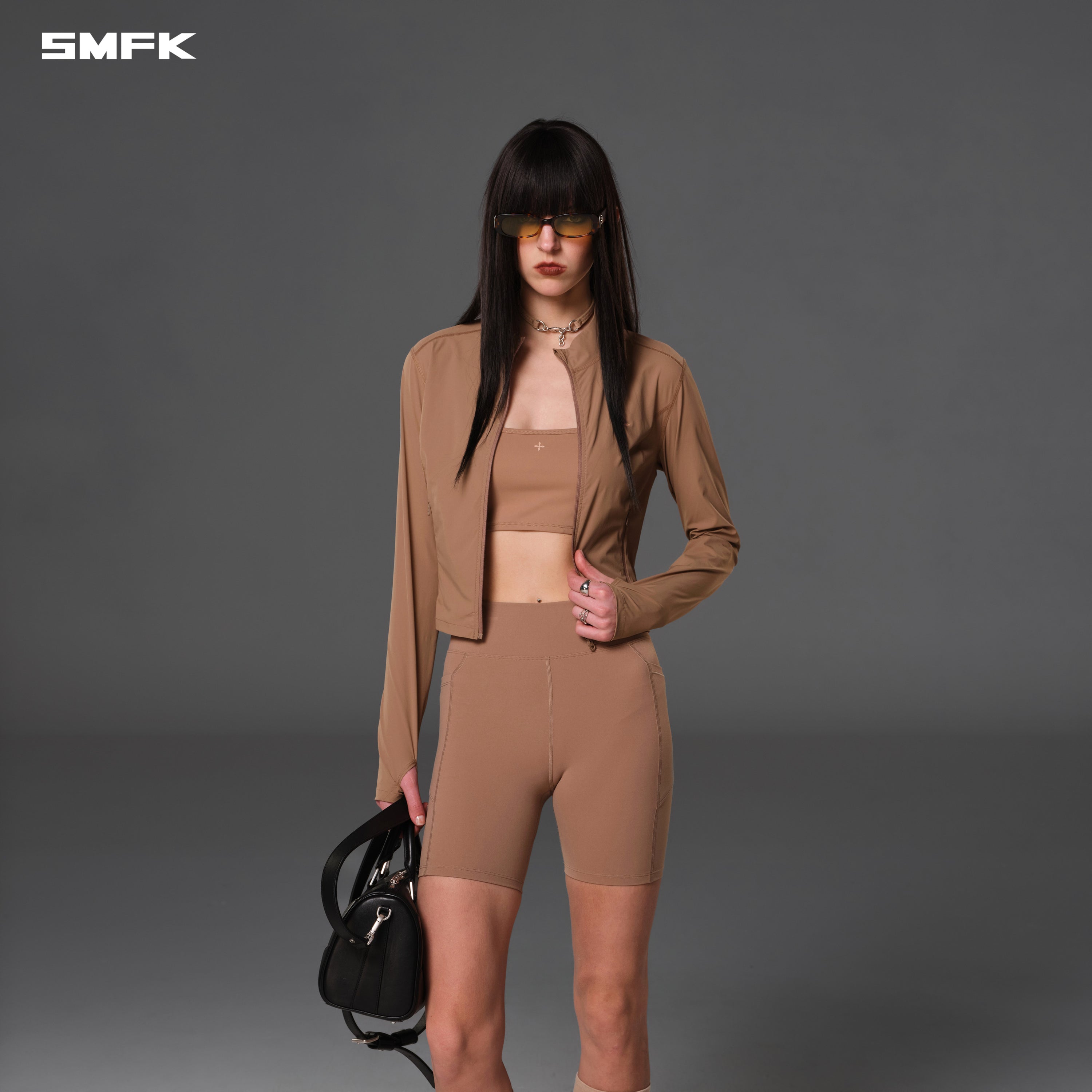 FOCUS OD SLIM JACKET/E-Nylon WILD BROWN