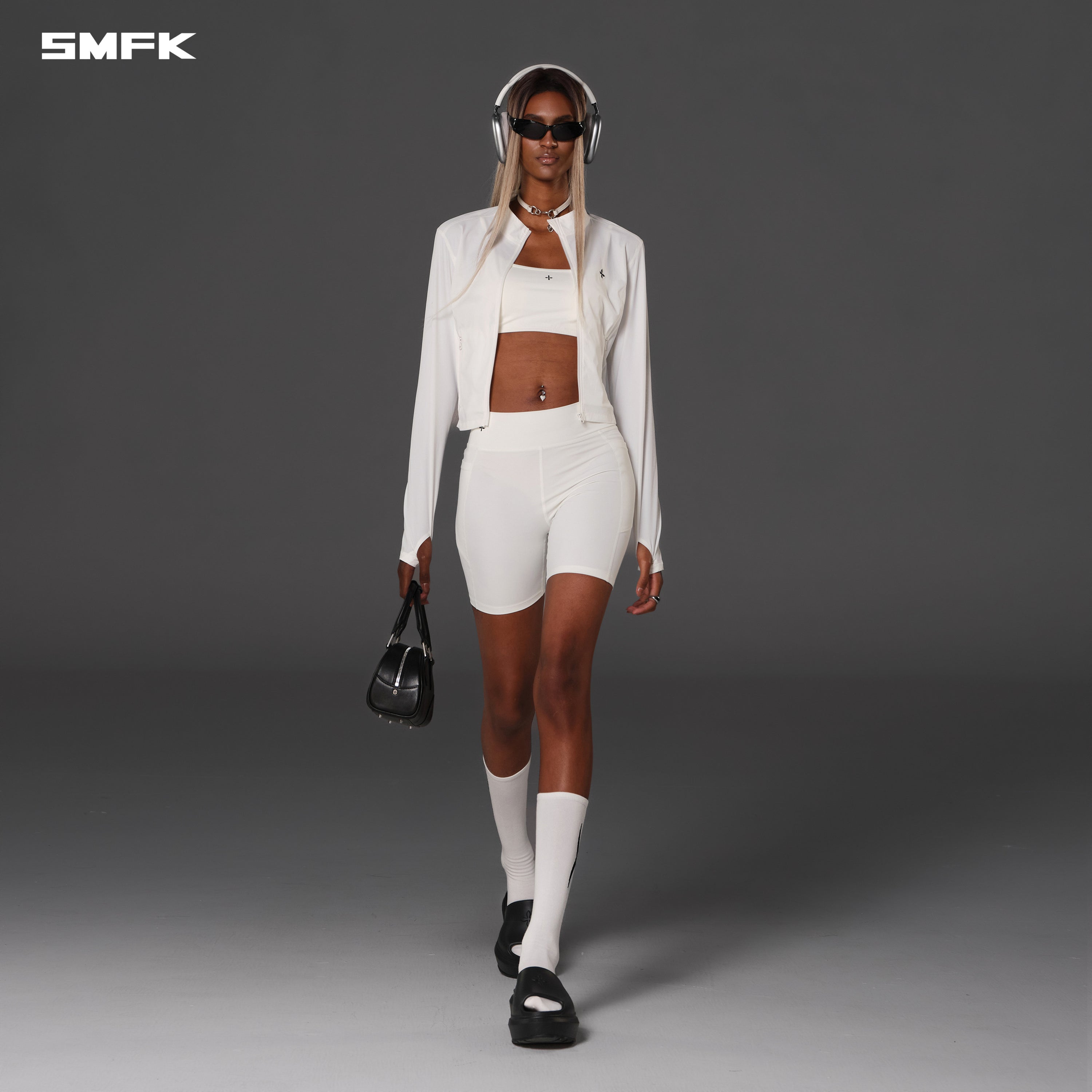FOCUS OD SLIM JACKET/E-Nylon CLOUD WHITE