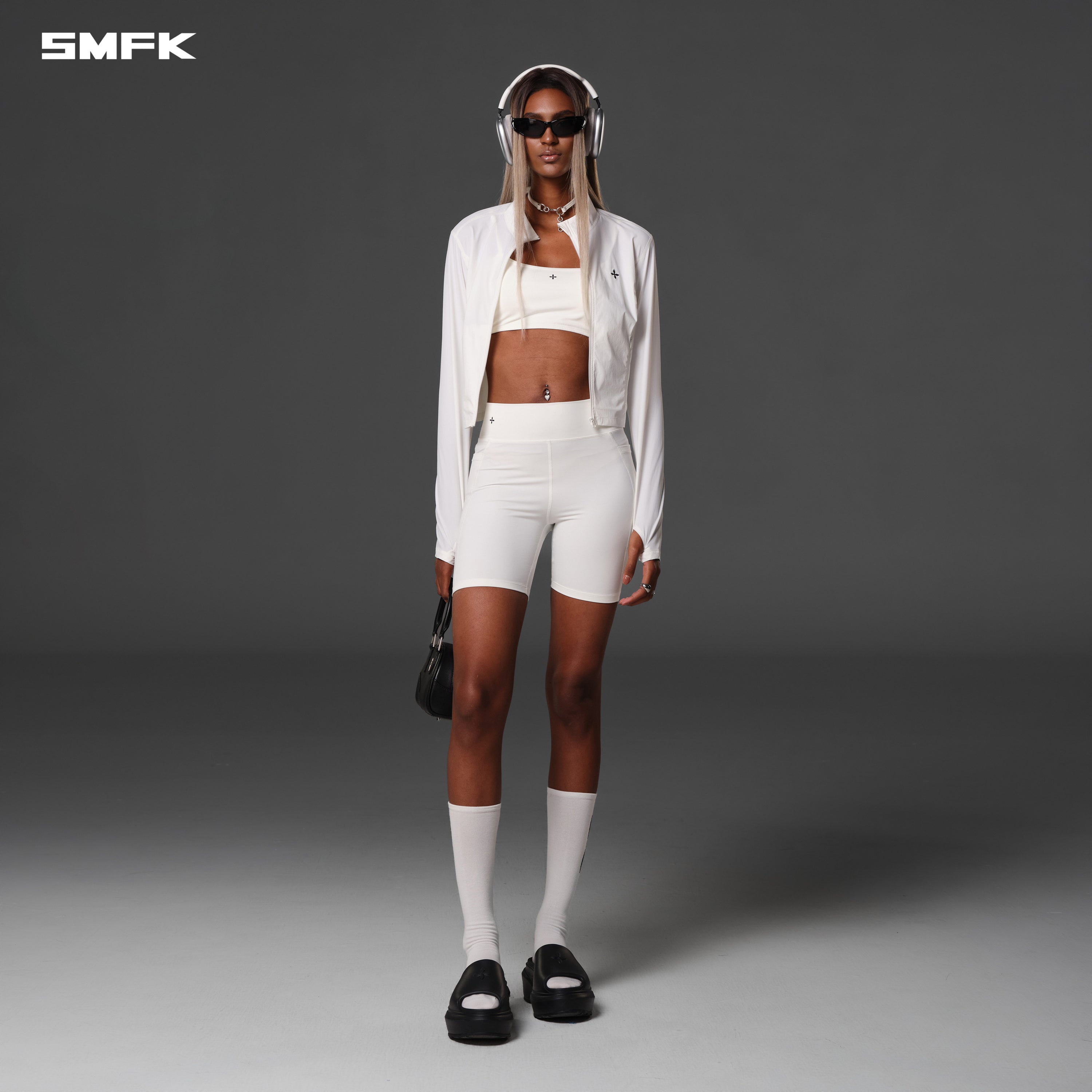 FOCUS OD SLIM JACKET/E-Nylon CLOUD WHITE