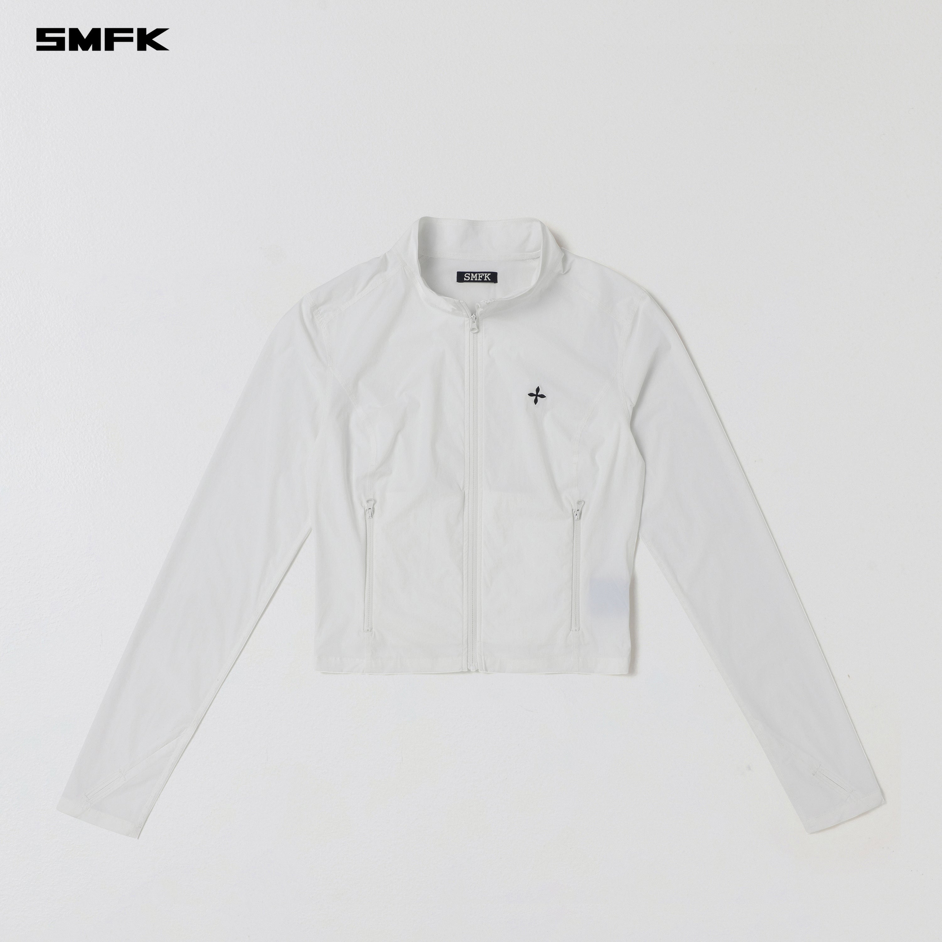 FOCUS OD SLIM JACKET/E-Nylon CLOUD WHITE