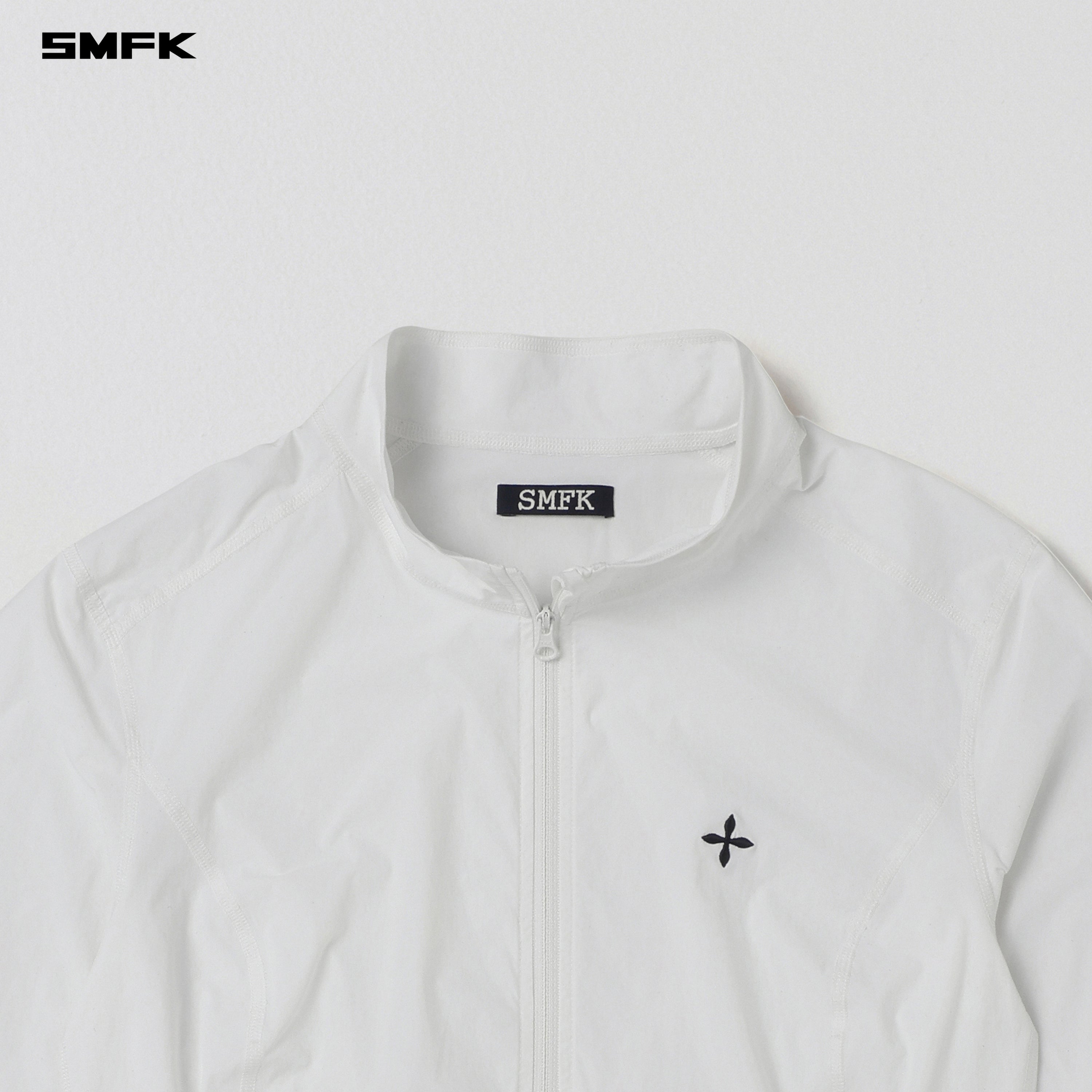 FOCUS OD SLIM JACKET/E-Nylon CLOUD WHITE