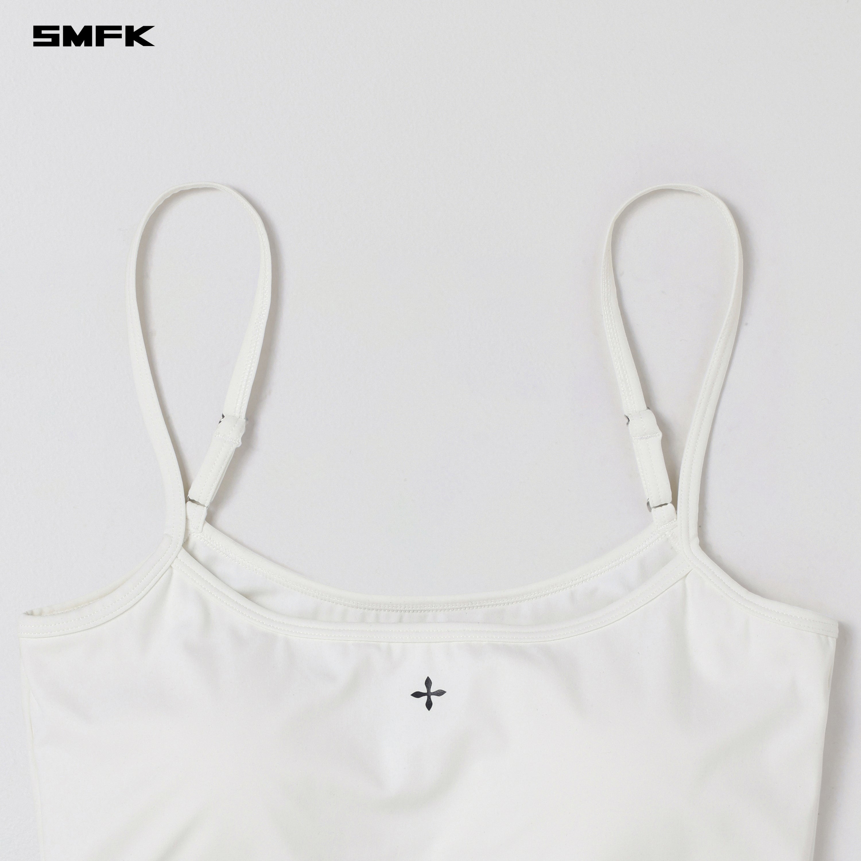 FOCUS GYM SHORT CAMISOLE/Lycra Nylon CLOUD WHITE